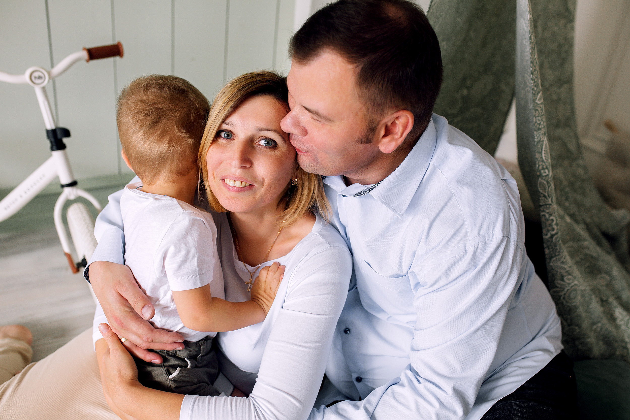 Димка, Жанна, Игорь. Фотограф новорожденных Оксана Полевская