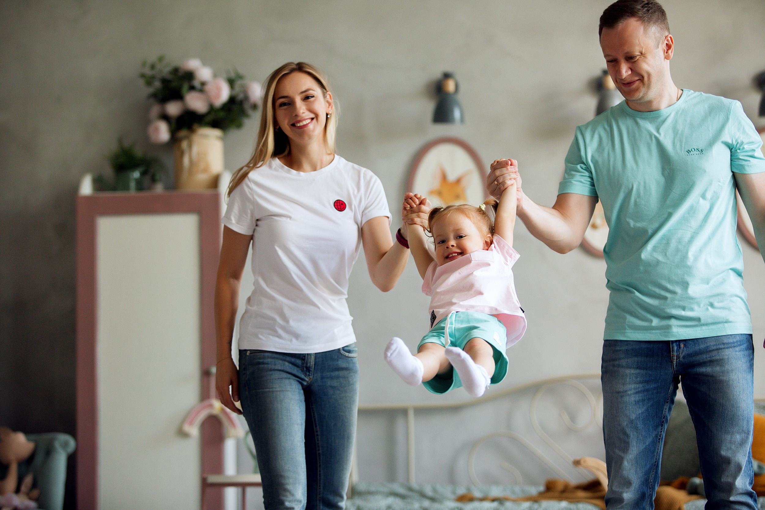 Варя, Полина, Сергей. Фотограф новорожденных Оксана Полевская