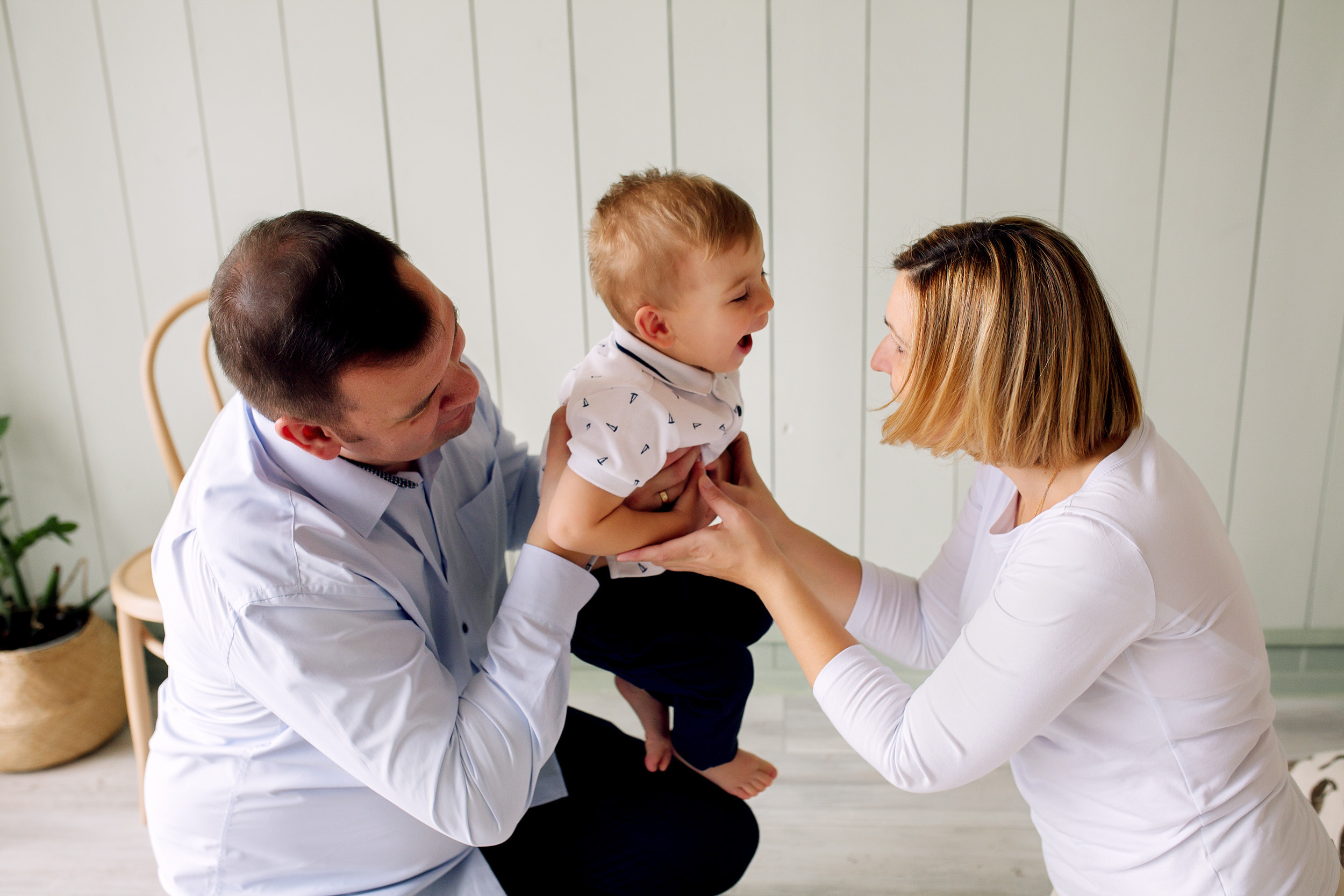 Димка, Жанна, Игорь. Фотограф новорожденных Оксана Полевская