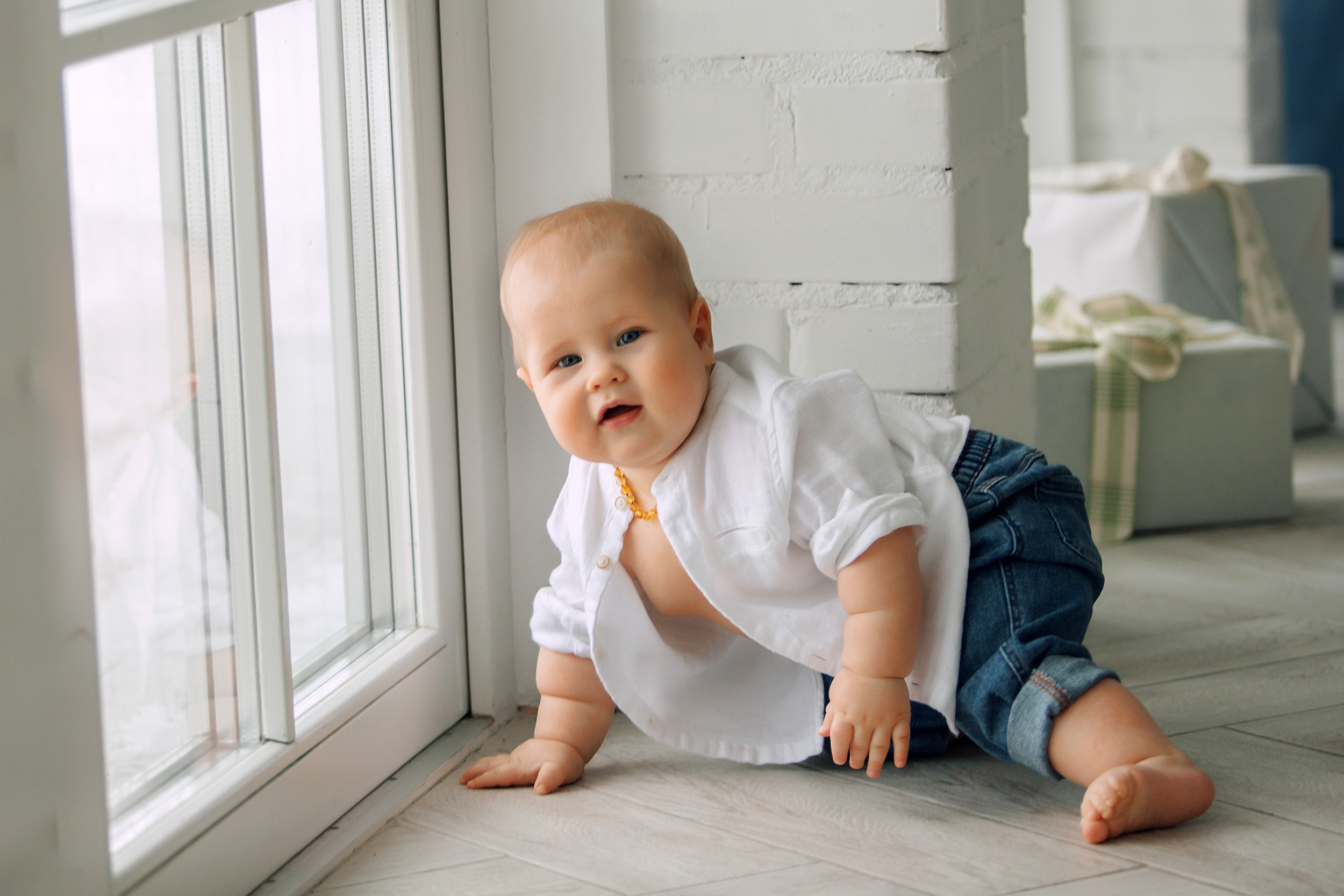 Мишка, Татьяна и Денис. Фотограф новорожденных Оксана Полевская