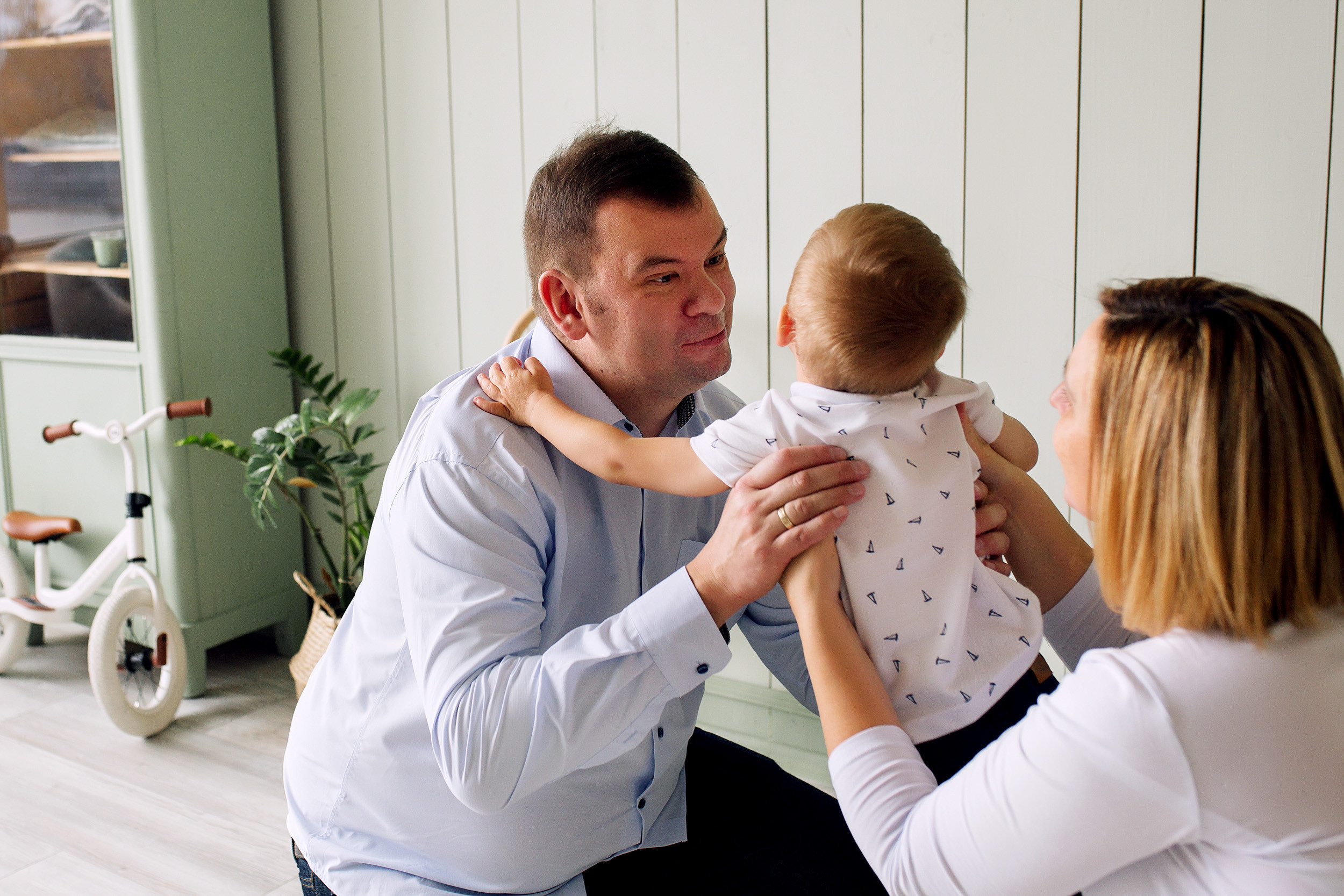 Димка, Жанна, Игорь. Фотограф новорожденных Оксана Полевская