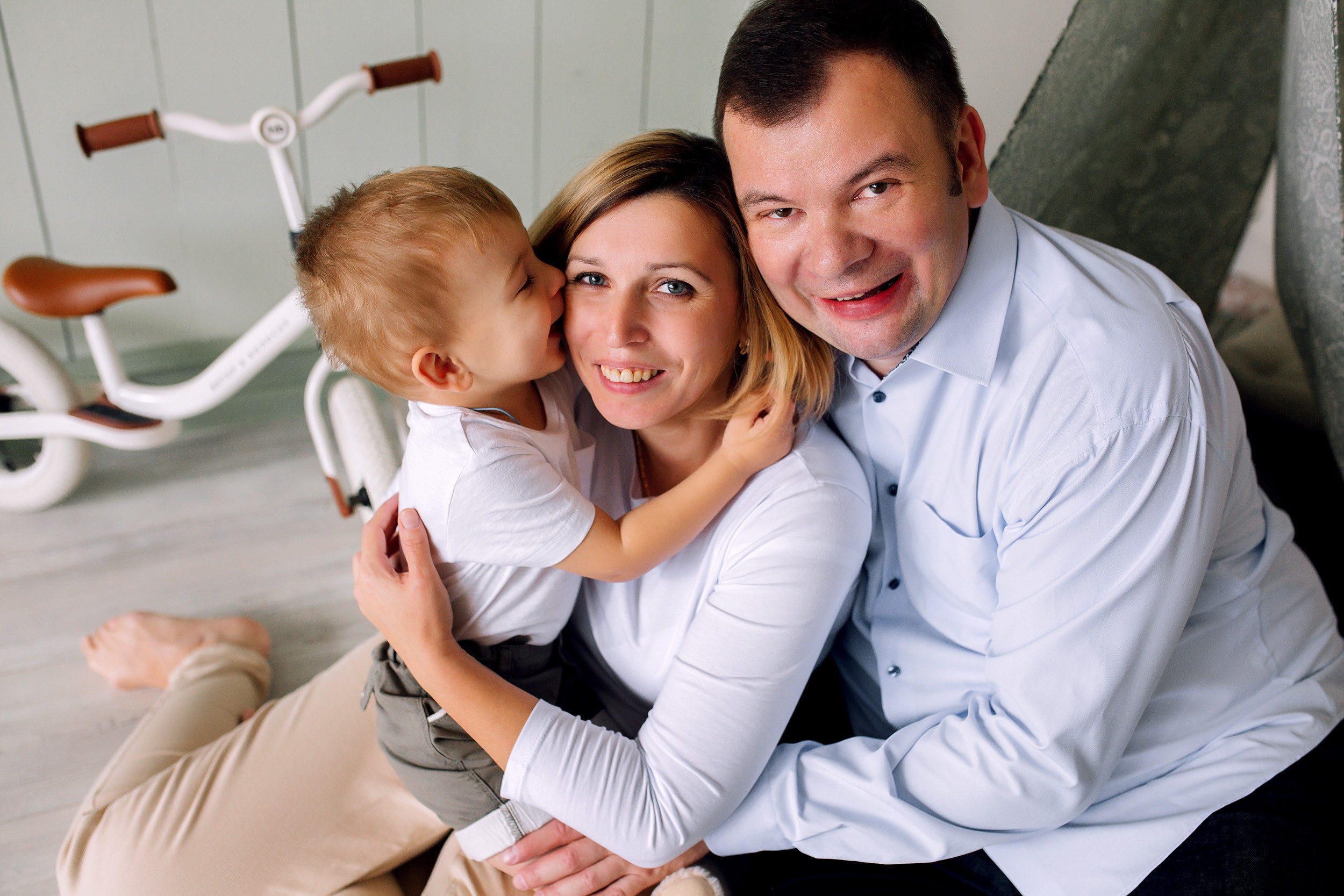 Димка, Жанна, Игорь. Фотограф новорожденных Оксана Полевская