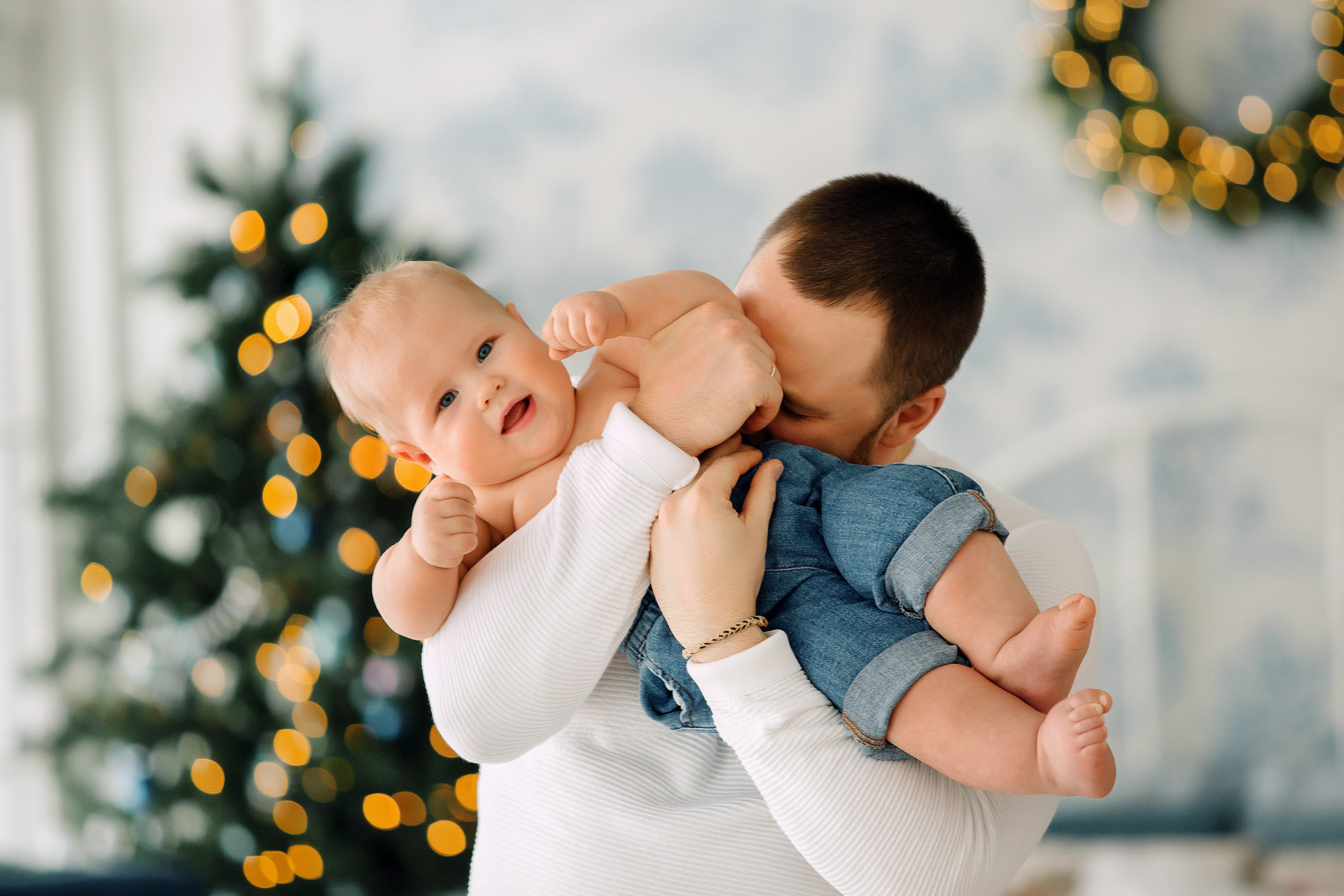 Мишка, Татьяна и Денис. Фотограф новорожденных Оксана Полевская
