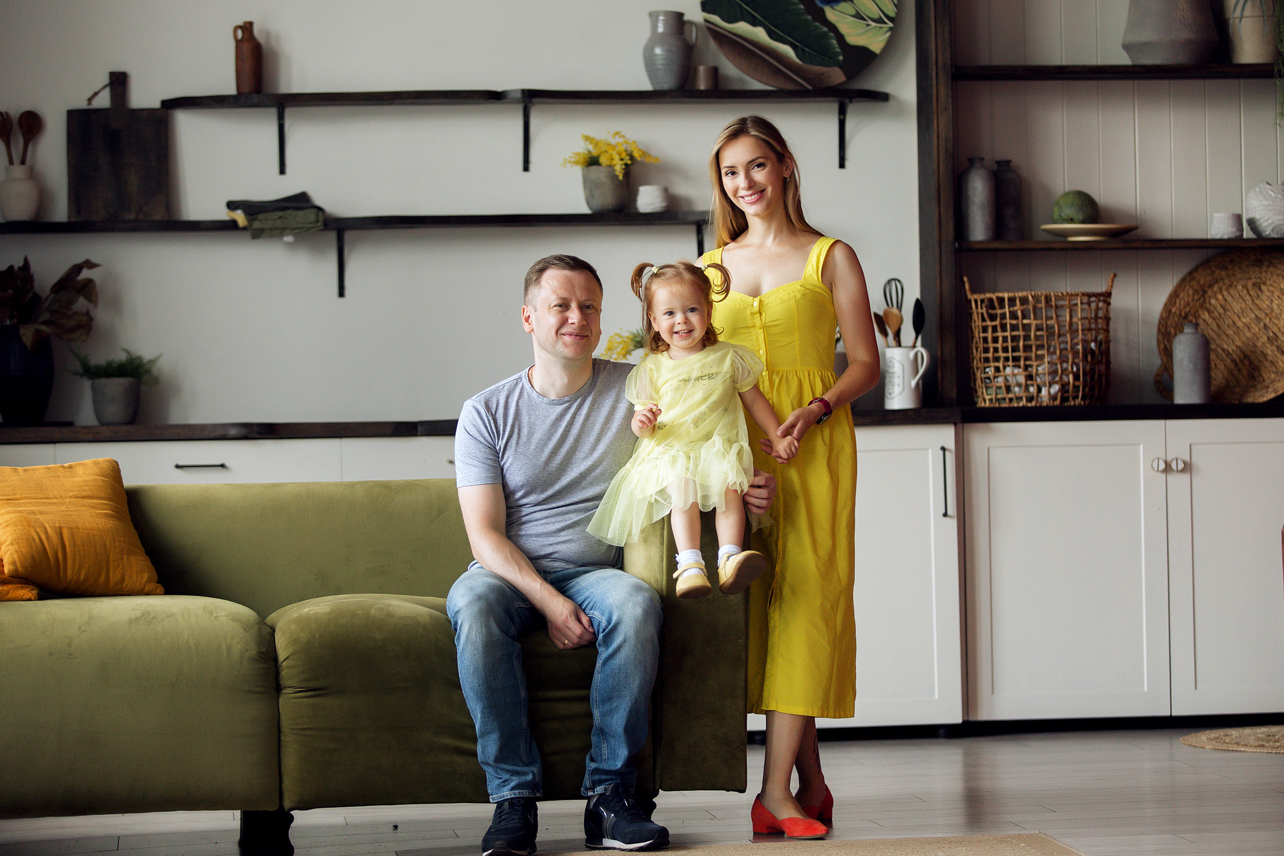 Варя, Полина, Сергей. Фотограф новорожденных Оксана Полевская