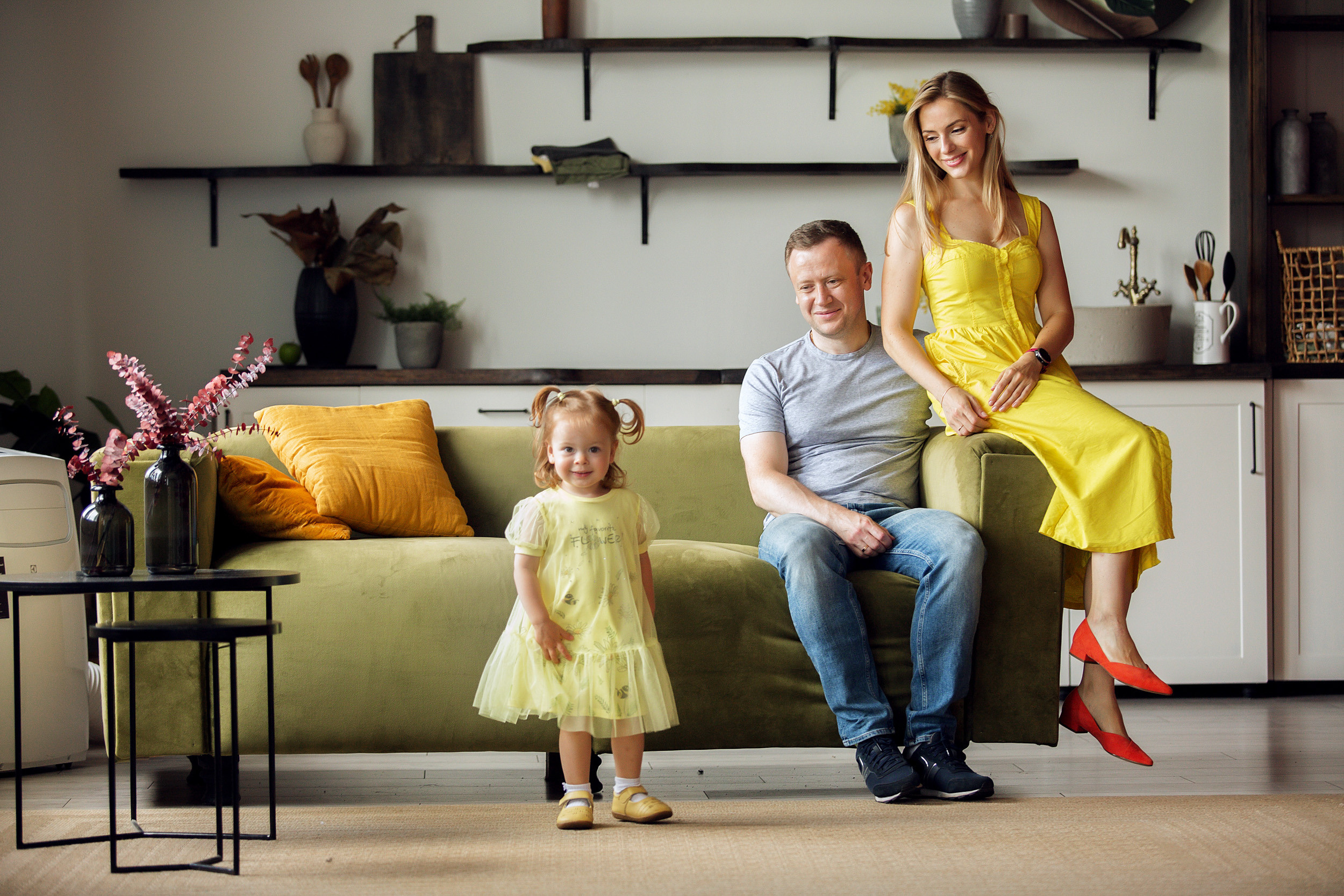 Варя, Полина, Сергей. Фотограф новорожденных Оксана Полевская