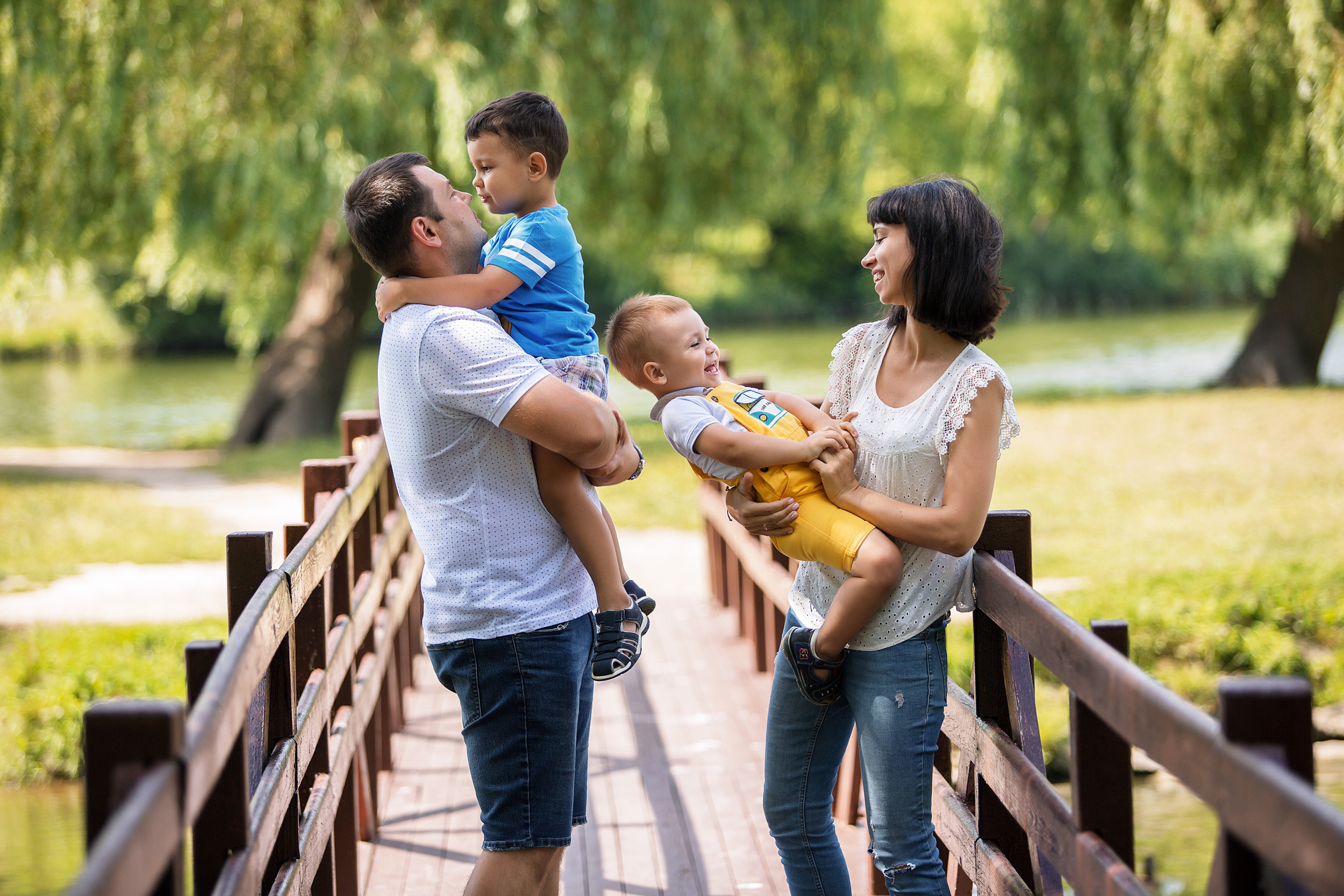 Тёма, Юра, Дарья и Женя. Фотограф новорожденных Оксана Полевская