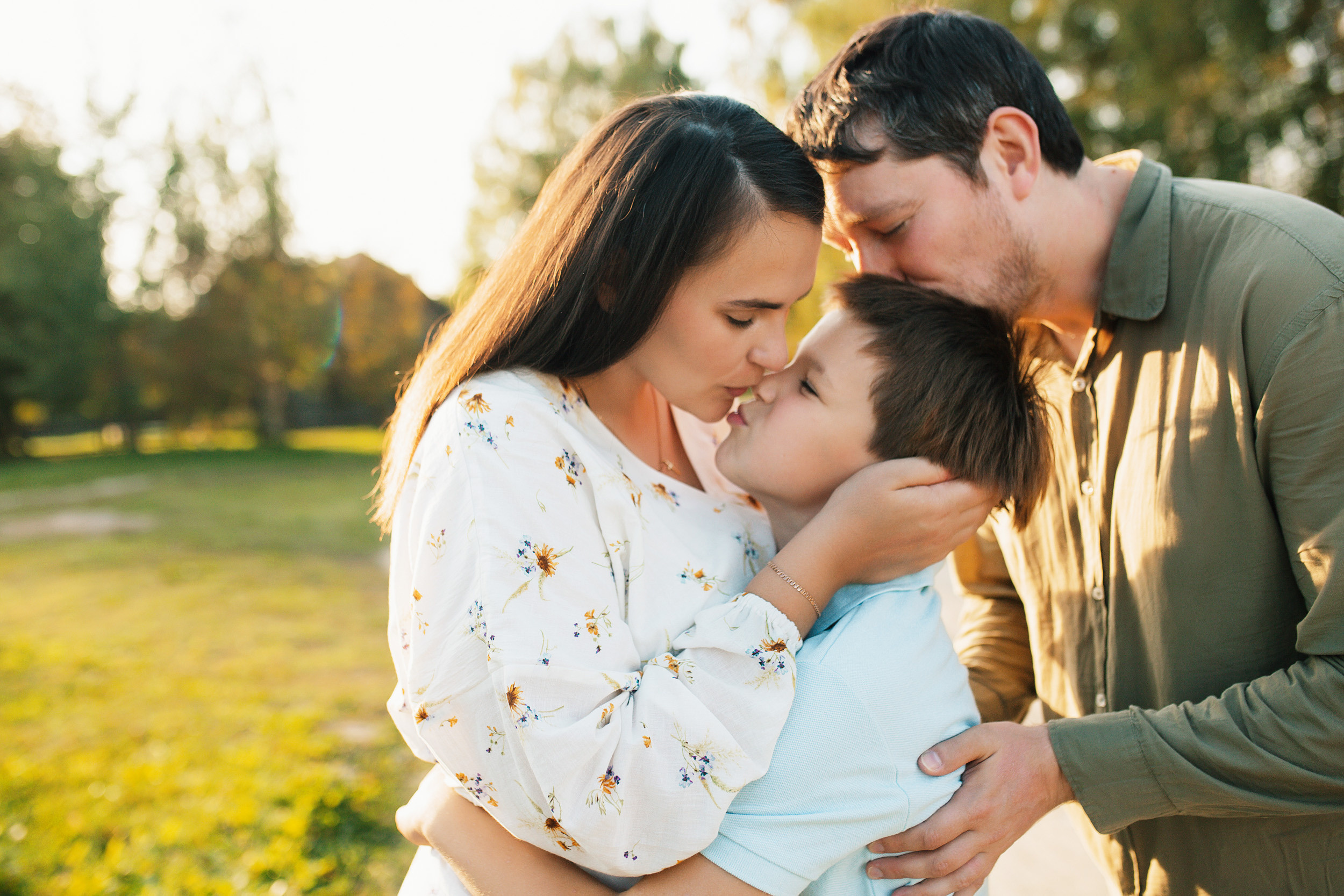 Нелли и ее семья. Фотограф новорожденных Оксана Полевская