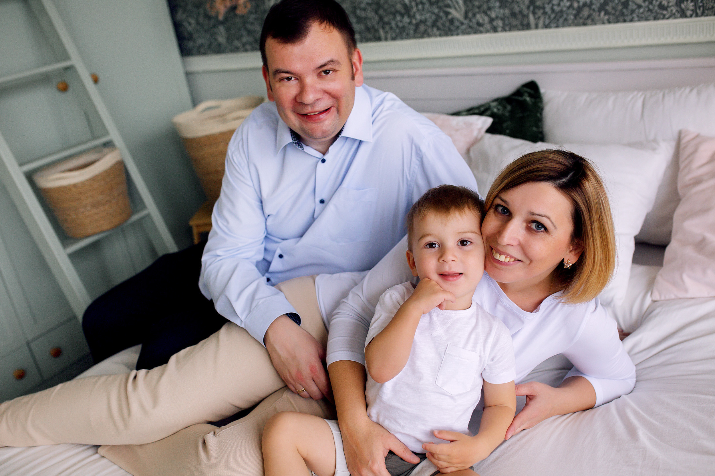 Димка, Жанна, Игорь. Фотограф новорожденных Оксана Полевская