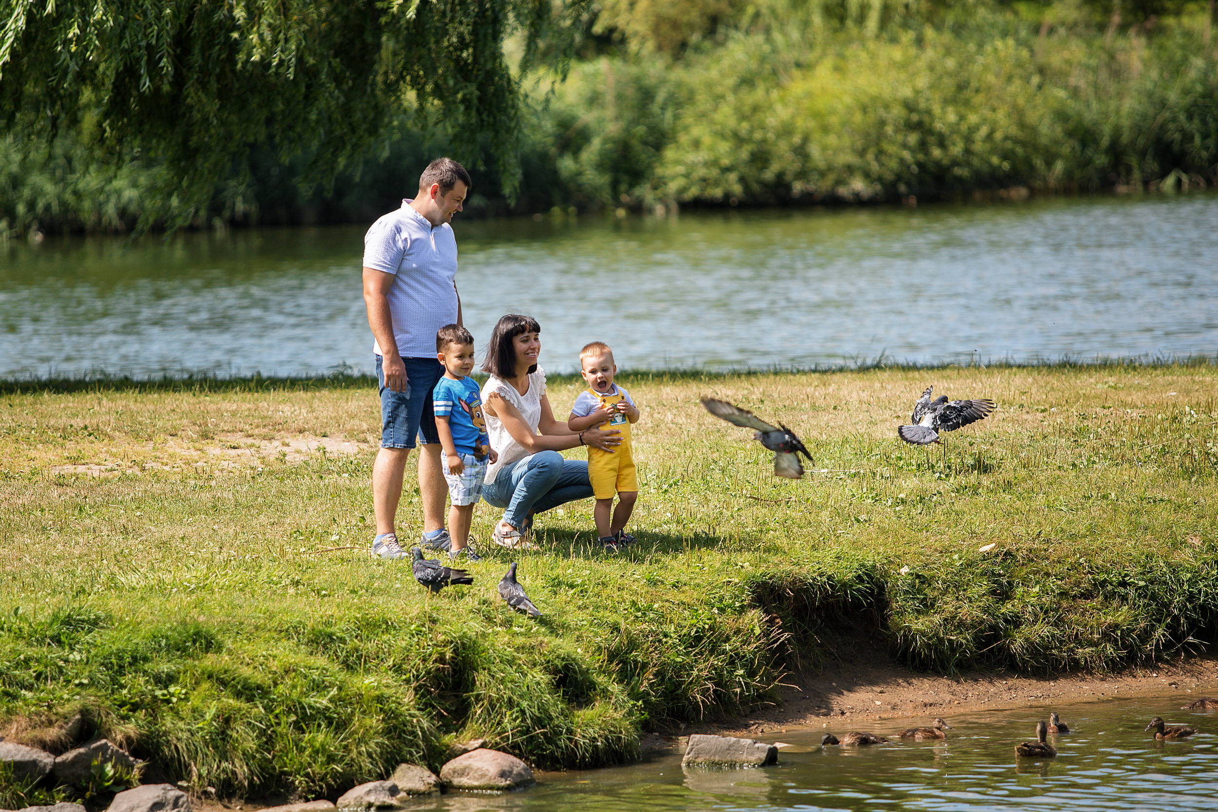 Тёма, Юра, Дарья и Женя. Фотограф новорожденных Оксана Полевская