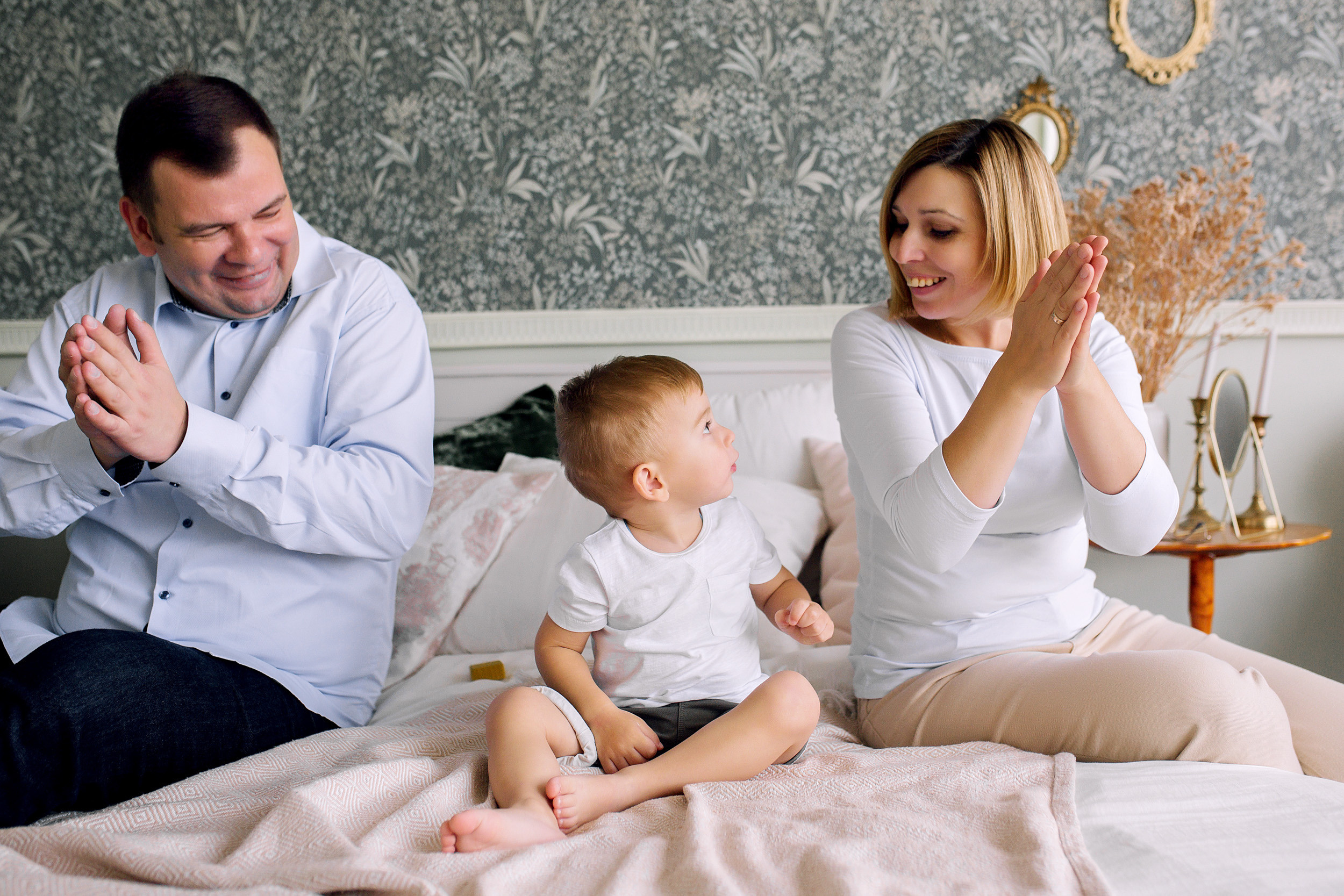 Димка, Жанна, Игорь. Фотограф новорожденных Оксана Полевская