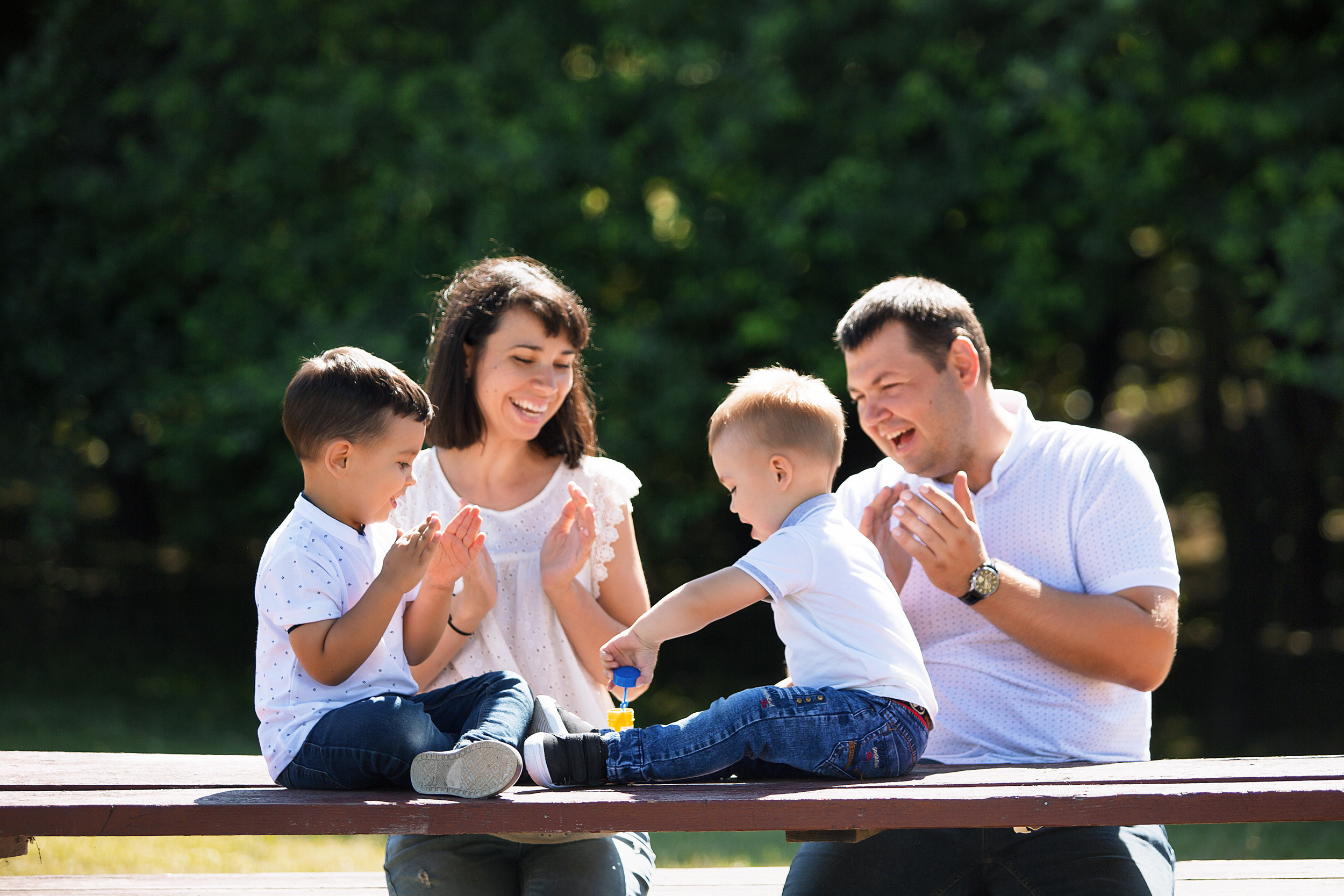 Тёма, Юра, Дарья и Женя. Фотограф новорожденных Оксана Полевская