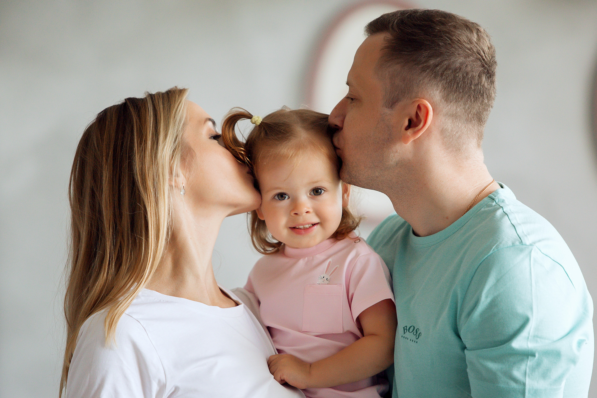 Варя, Полина, Сергей. Фотограф новорожденных Оксана Полевская