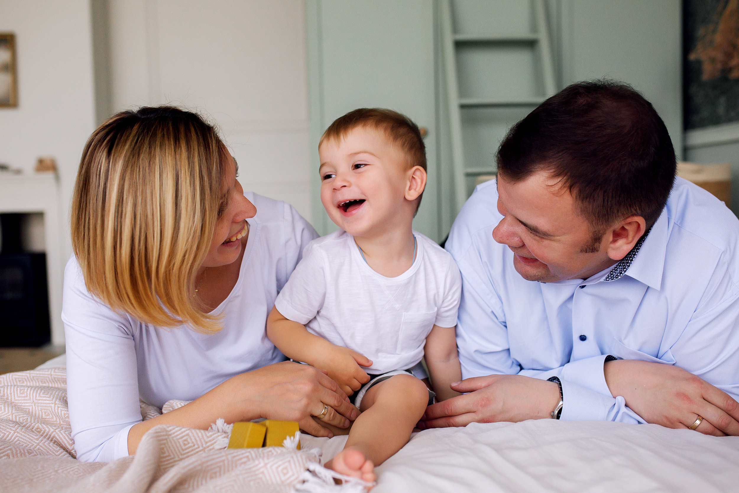 Димка, Жанна, Игорь. Фотограф новорожденных Оксана Полевская