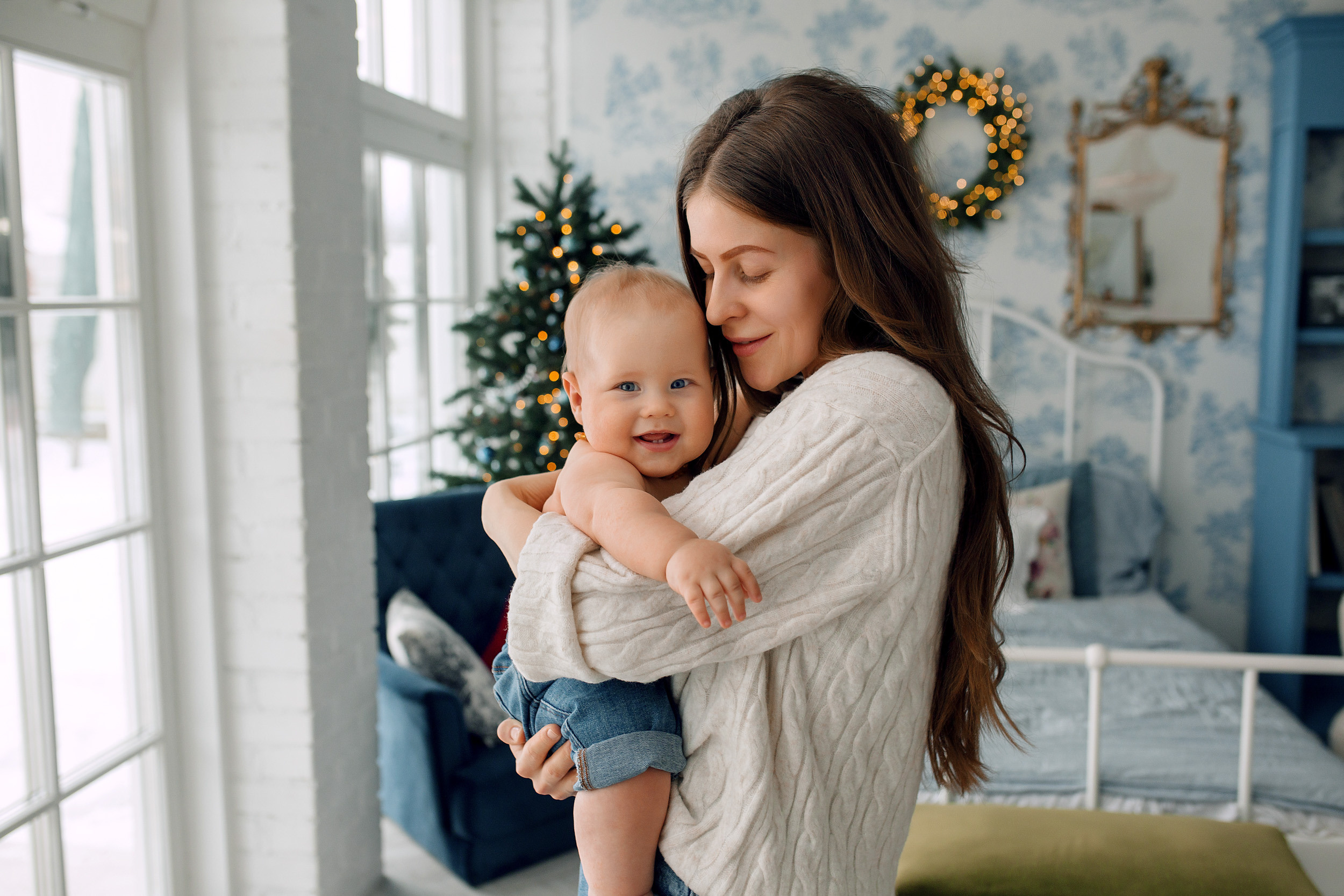 Мишка, Татьяна и Денис. Фотограф новорожденных Оксана Полевская