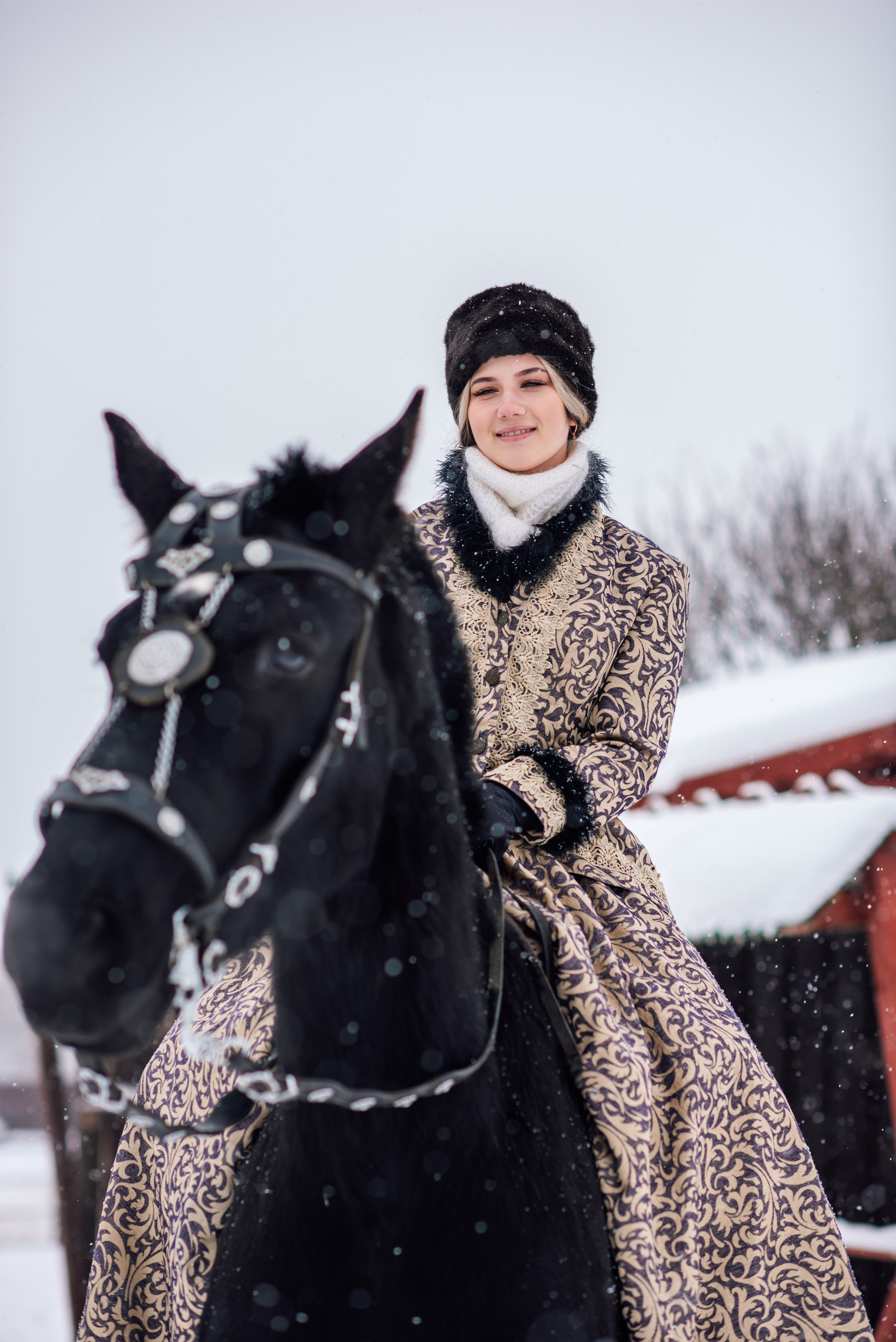 Зимняя парфорсная охота. Фотограф Диана Вальтер