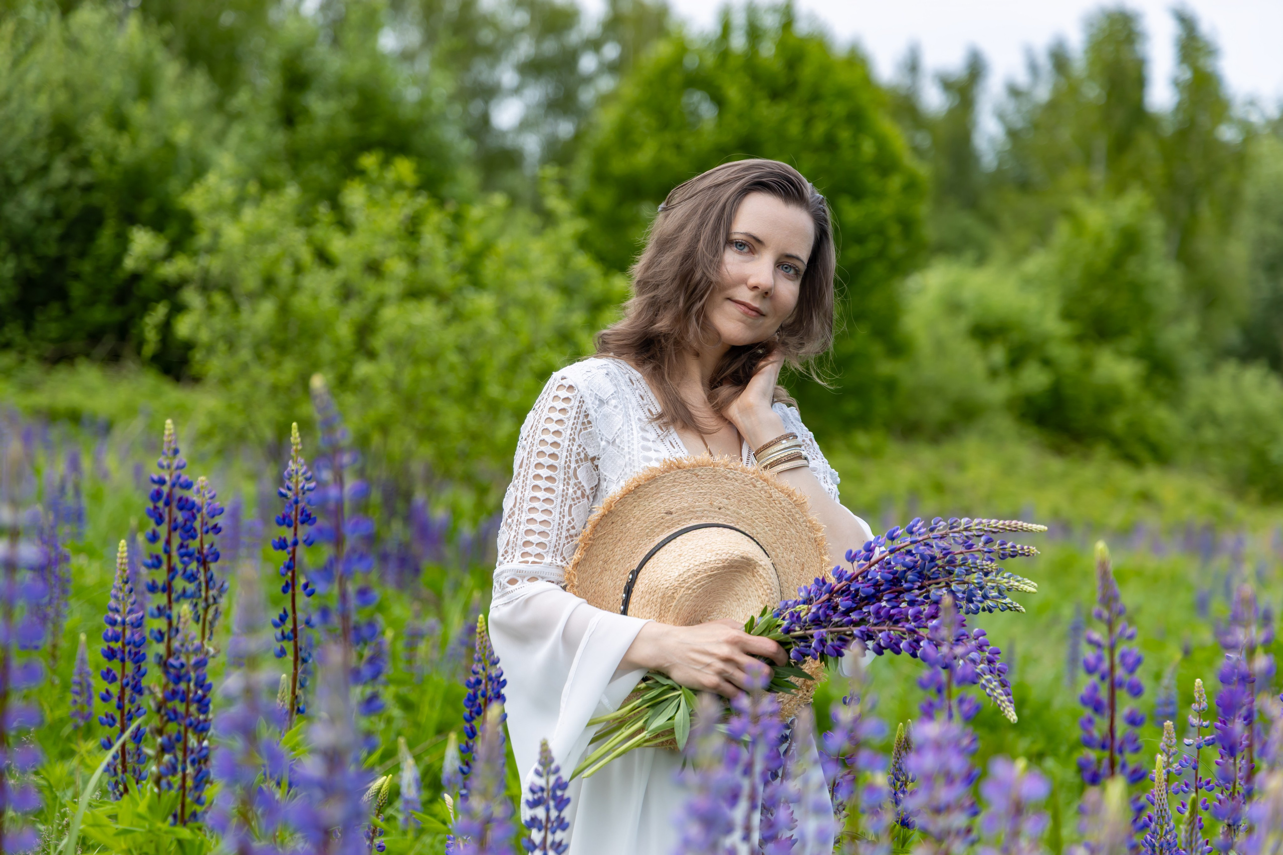 Фотосессия в люпинах. Репортажный, семейный и студийный фотограф в Москве Демин Алексей