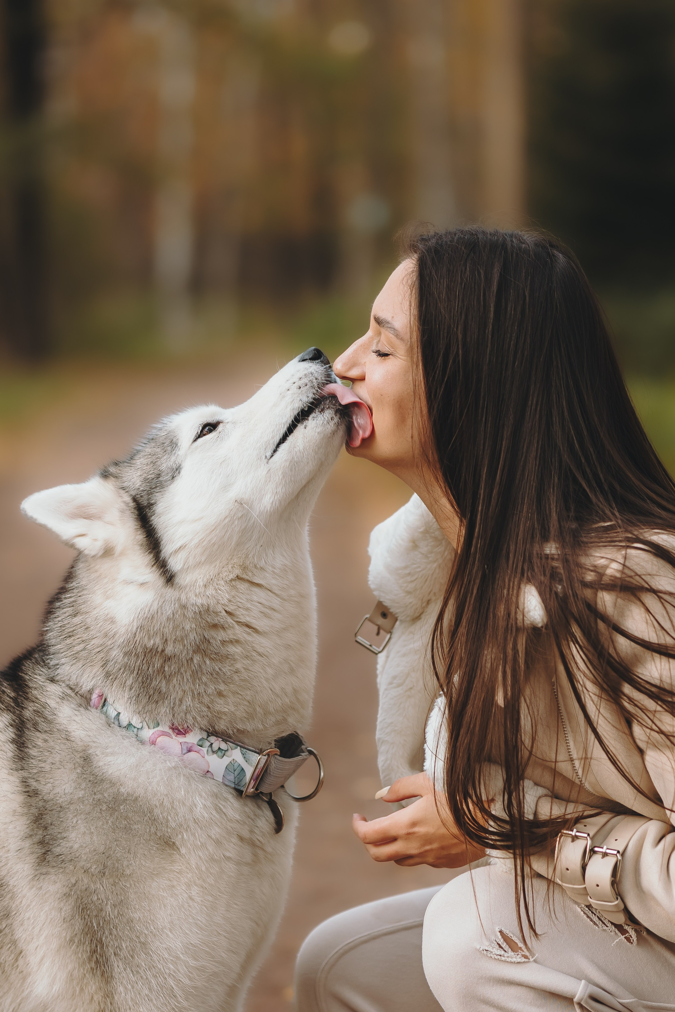 Настя и Айс. Фотограф-анималист в Санкт-Петербурге Алина Яхонт