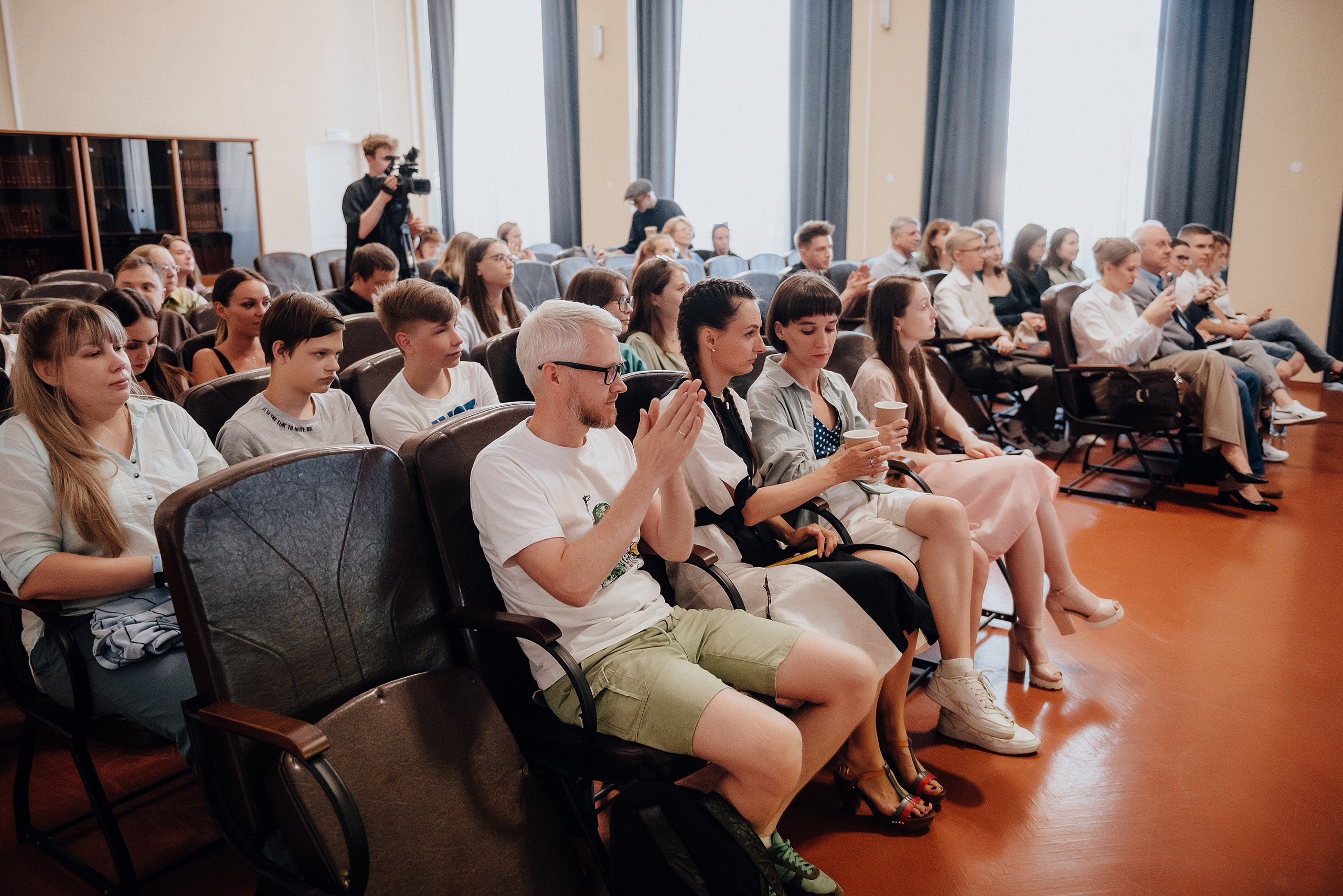 28.06.2022 | Лекторий № 1 «О генетике с генетиком». Лекция Дмитрия Кривошеева. Фотограф Роман Рудаков
