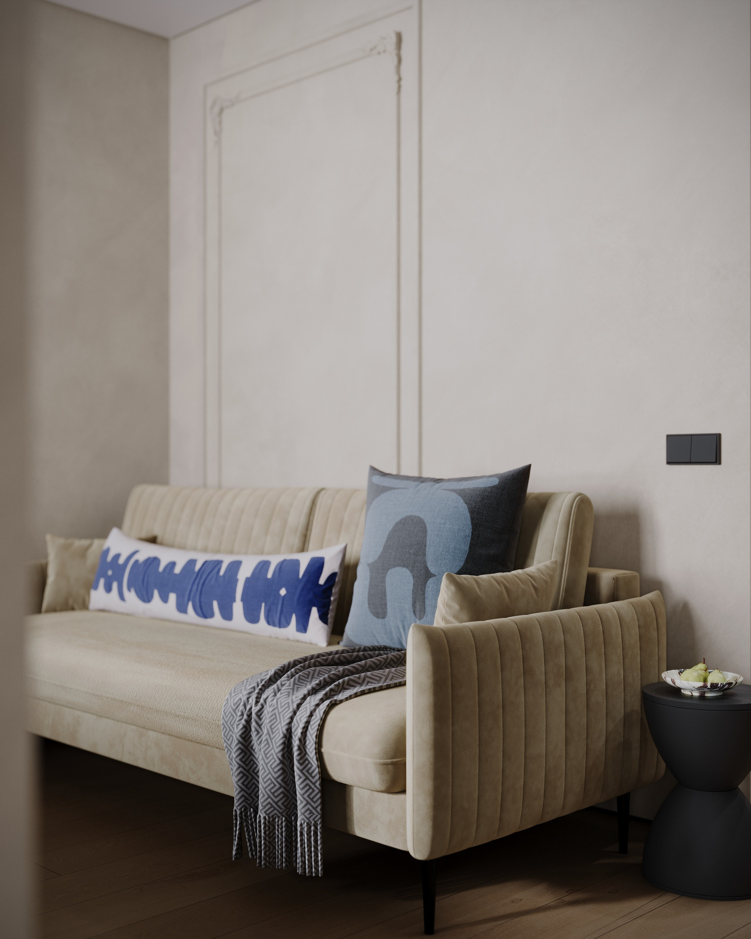 Saint Petersburg apartment studio. Визуализации интерьера