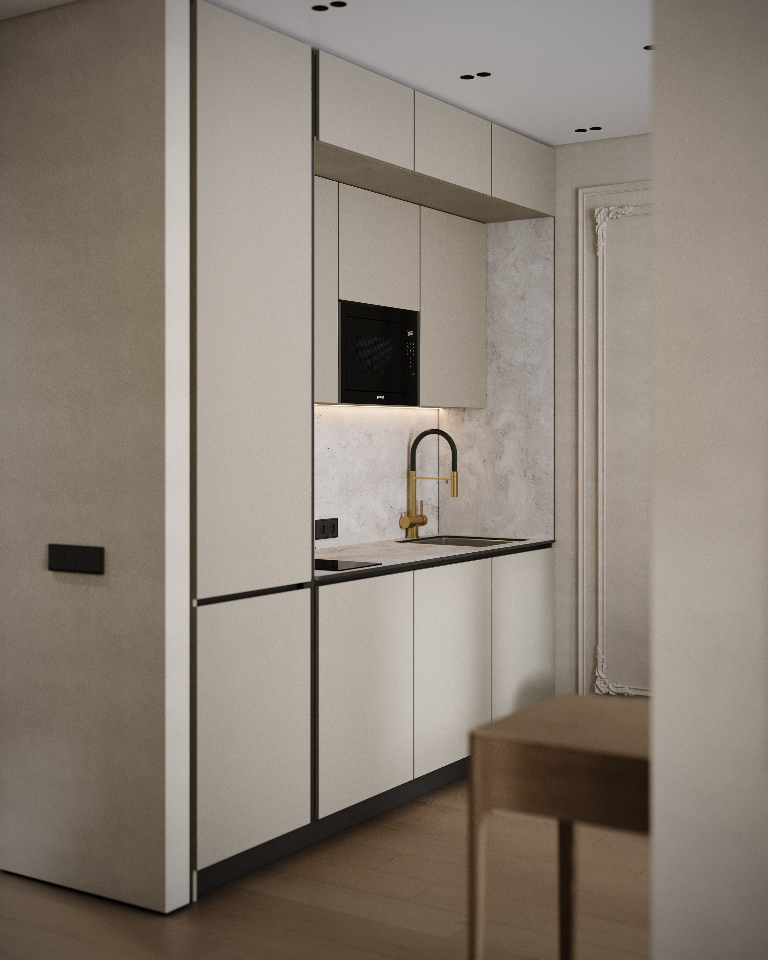 Saint Petersburg apartment studio. Визуализации интерьера