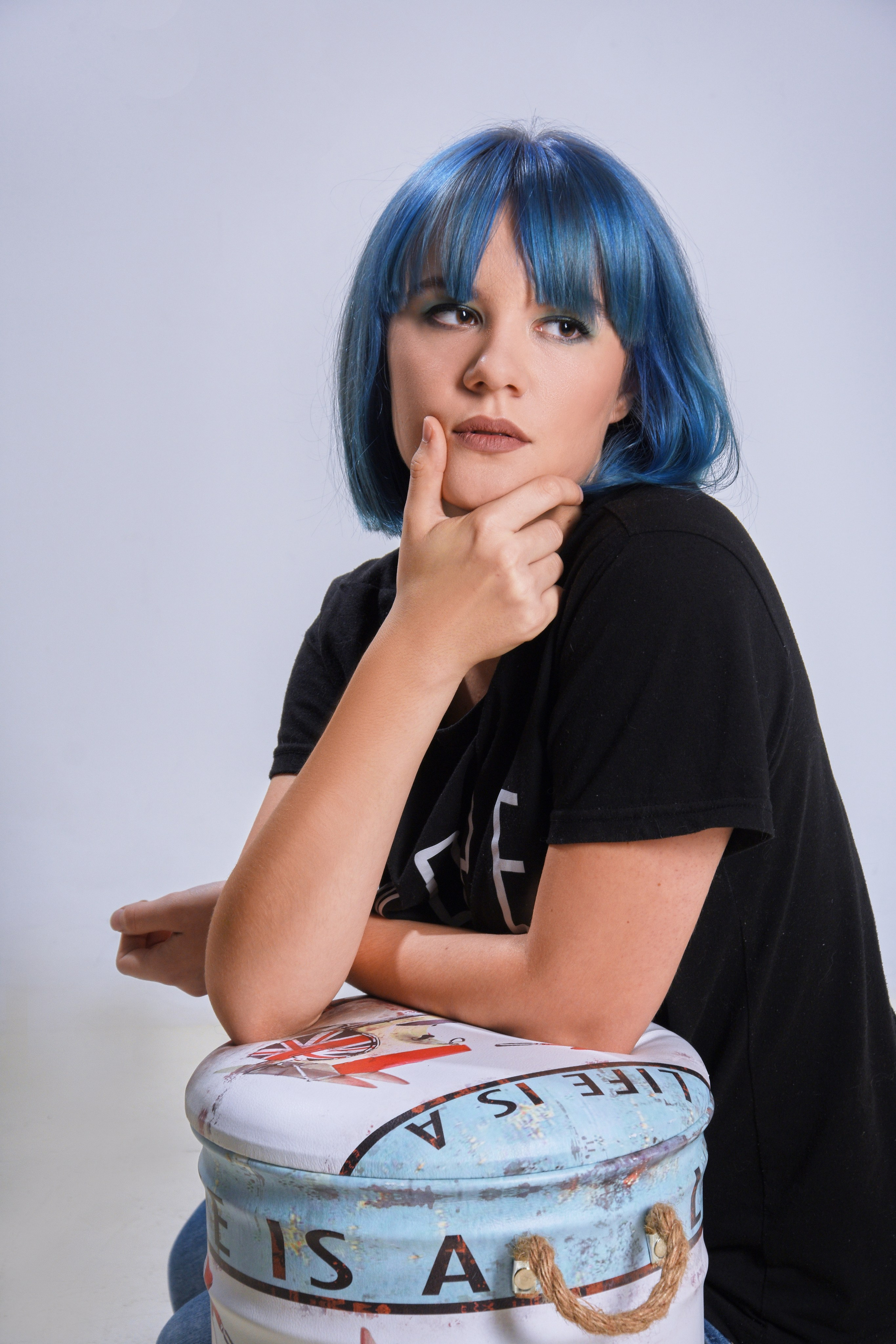 Blue hair. Фотограф Сергей Феденко