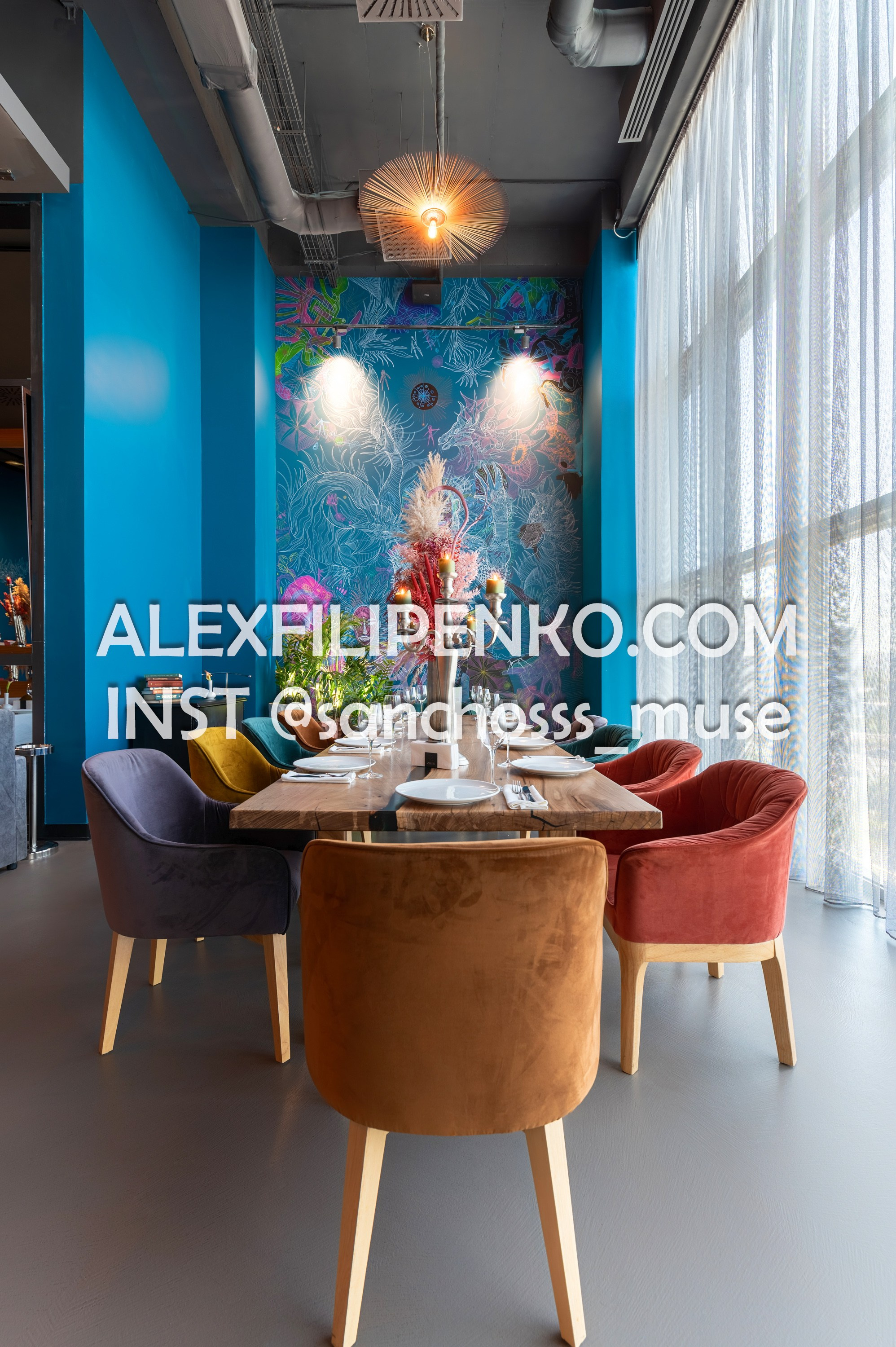 Ресторан Once. Фотограф интерьера недвижимости и архитектуры в Астане