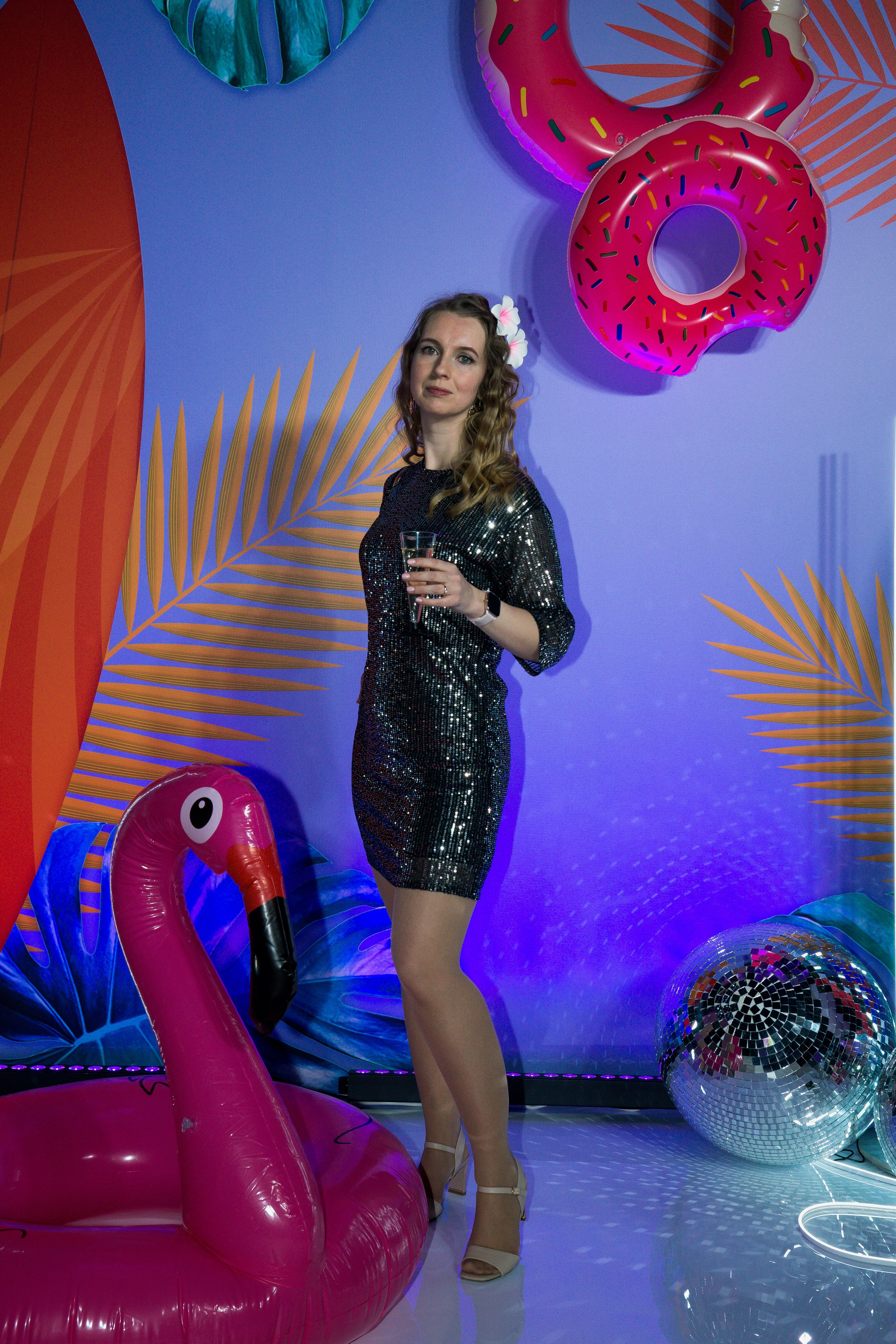 МТС корпоратив Гавайская вечеринка. Фотограф