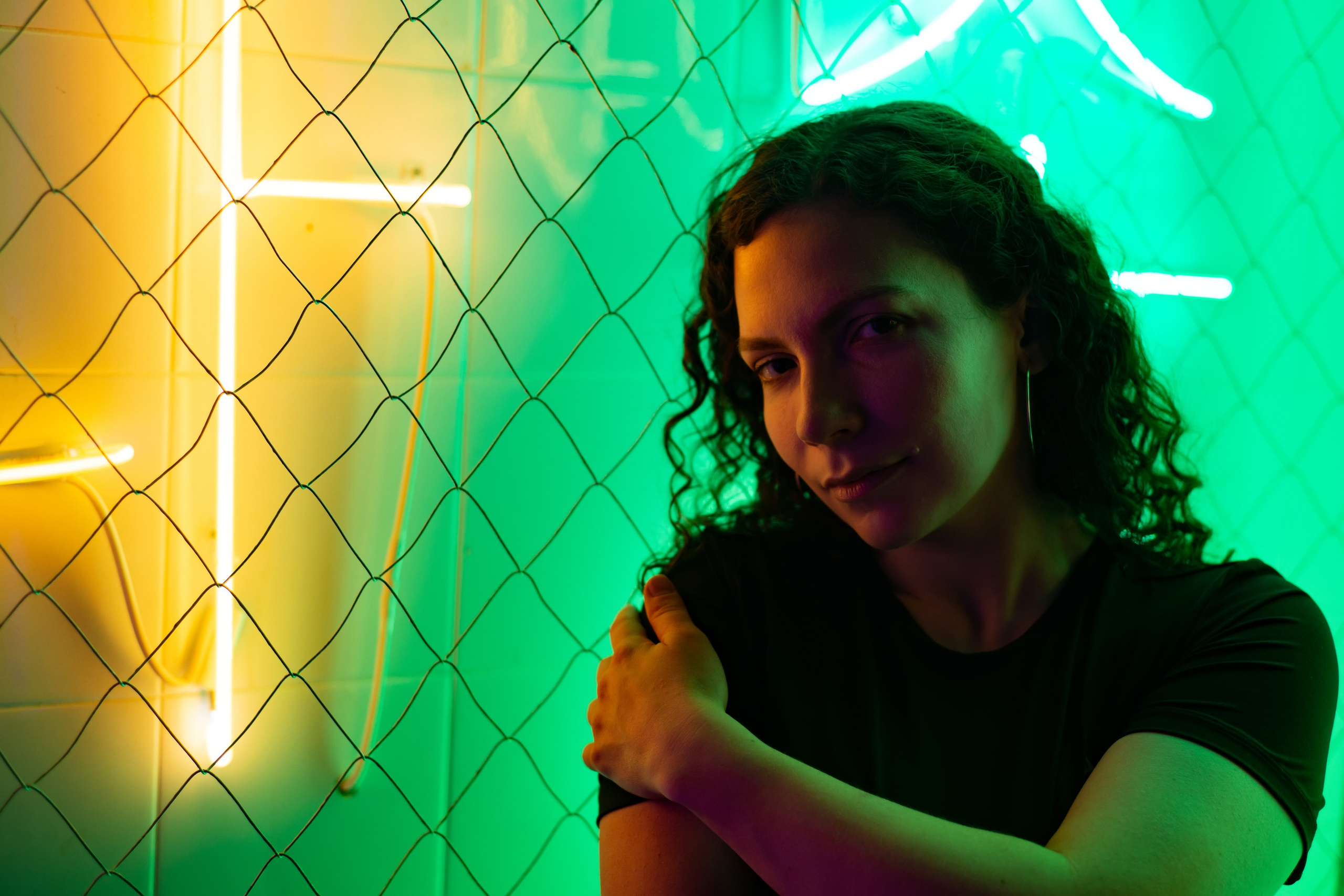 Анна в стиле киберпанк. Фотограф и дизайнер в Москве Екатерина Лобачева