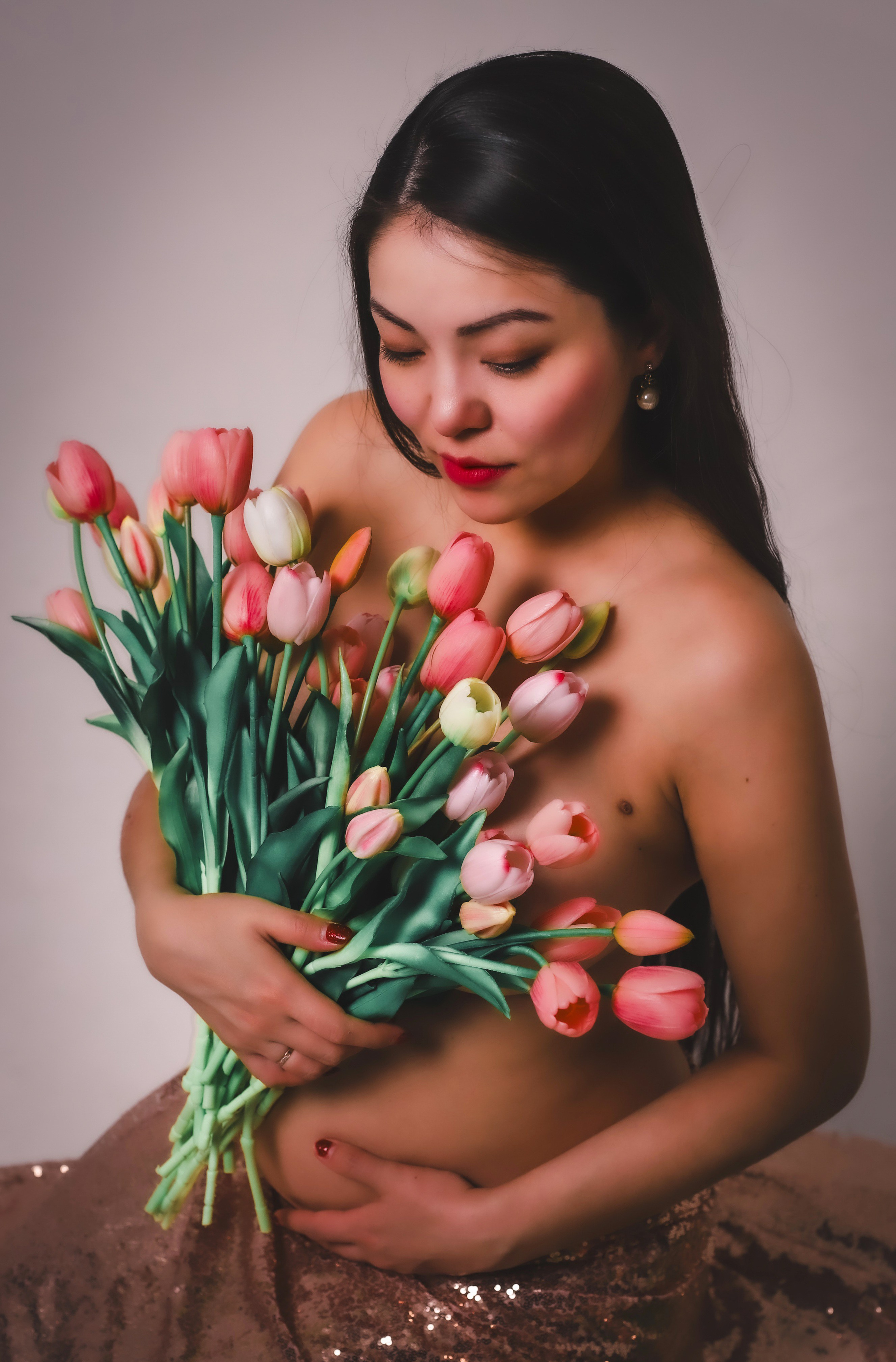 Беременность Алии. Фотограф беременности и семейных историй Эльвира Акарибе в городе Краснодар!