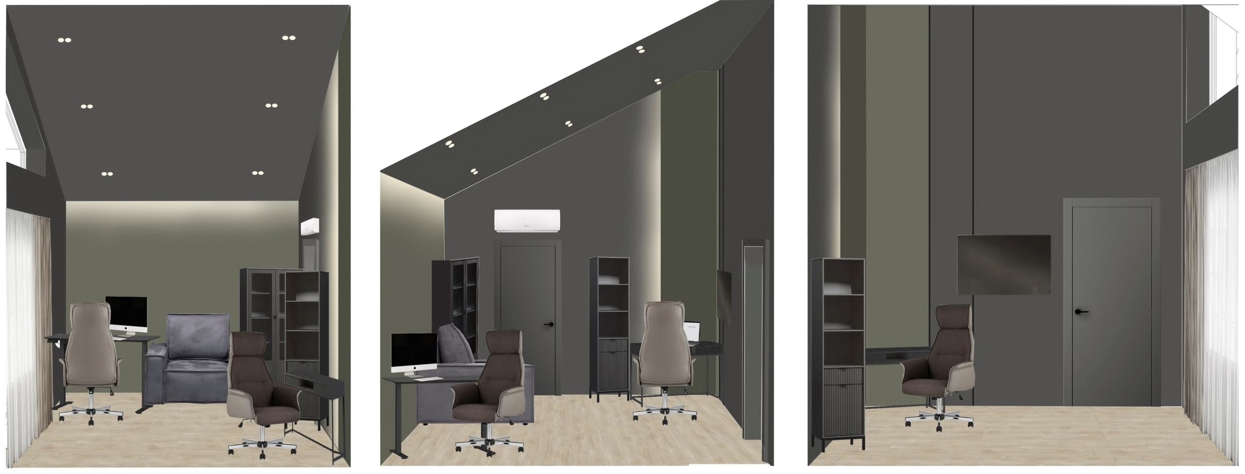 ЧАСТНЫЙ ДОМ СНТ «ЗЕЛЁНЫЙ ОСТРОВ». Студия дизайна интерьеров FORMA