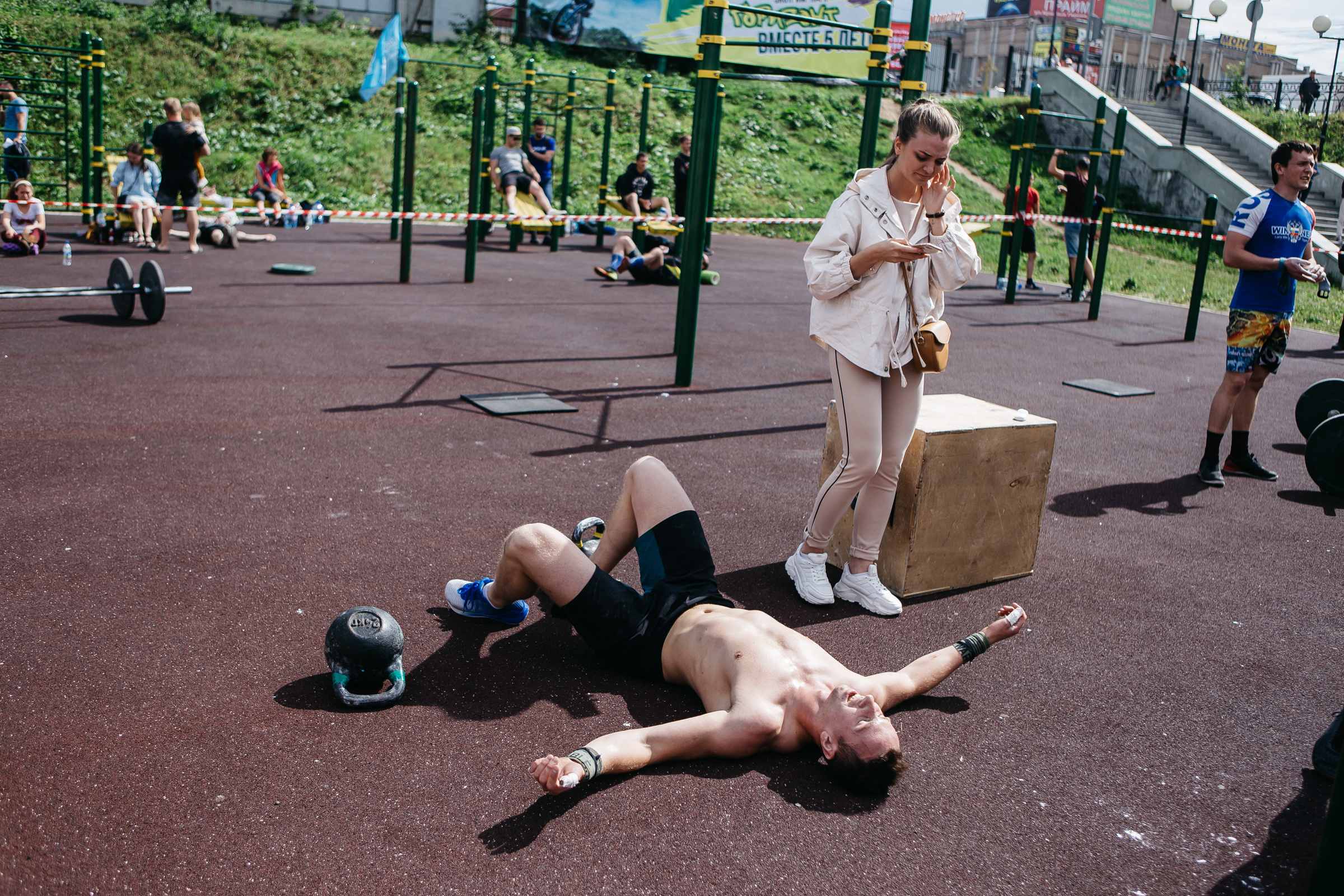 Кроссфит-жара в Березовском (июль 2019)