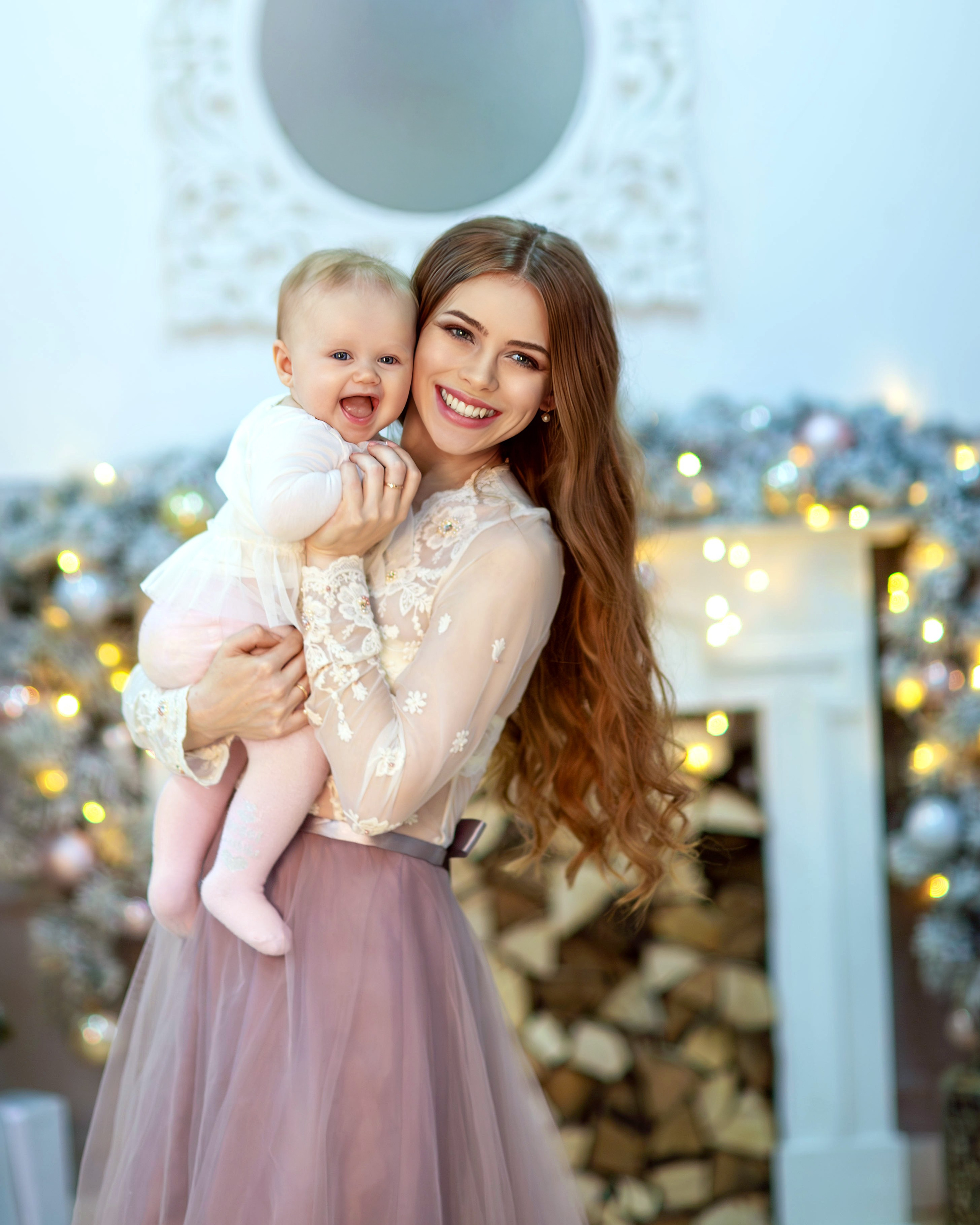 Семейная новогодняя съемка Анастасии. Семейный и детский фотограф в Москве Юлия