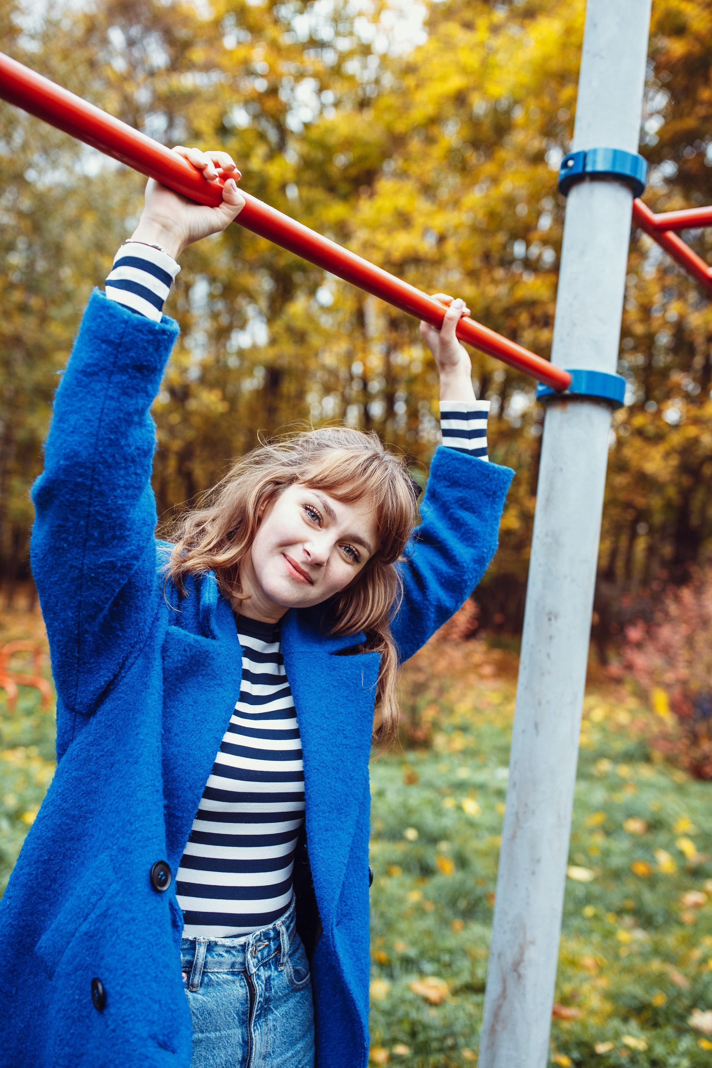 Осенняя прогулка Анны в Кусково. Фотограф — Евгений Свистков