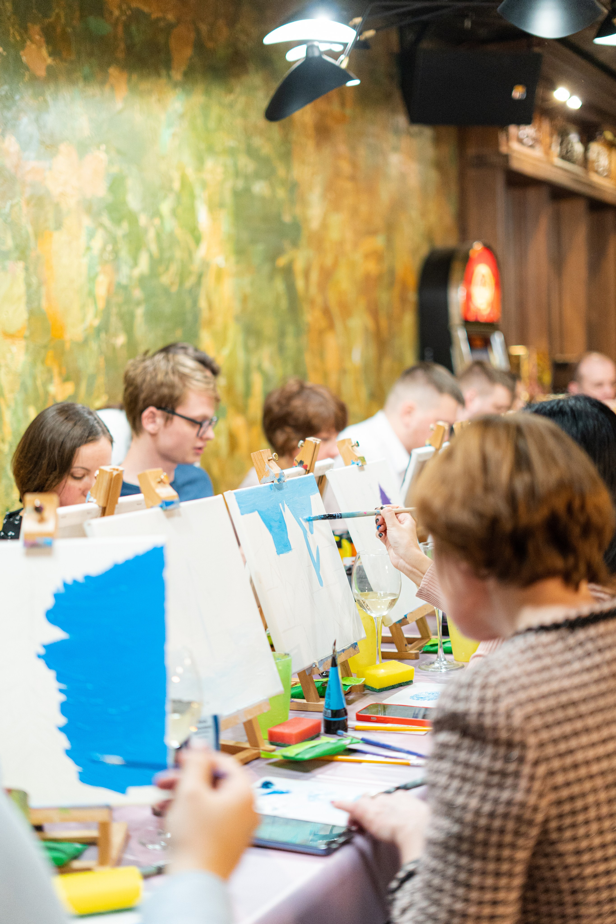 Корпоратив Teach Me Art 2. Портретный фотограф в Москве и Санкт-Петербурге Арина Чех