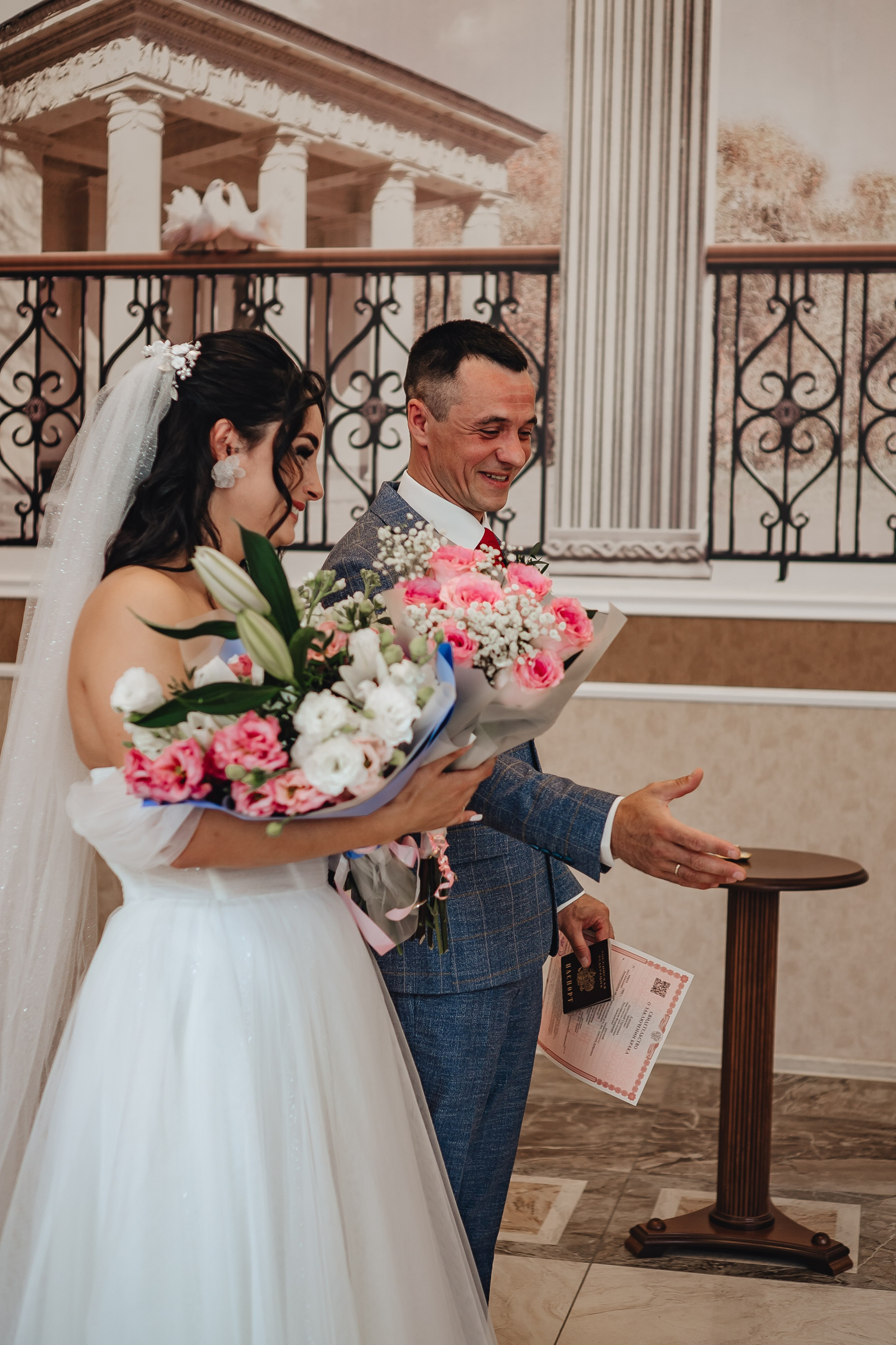 СВАДЕБНАЯ СЬЕМКА В ЗАГСЕ НА МОСКОВСКОМ ПРОСПЕКТЕ. Профессиональный фотограф, Санкт-Петербург — Виктория Богомолова