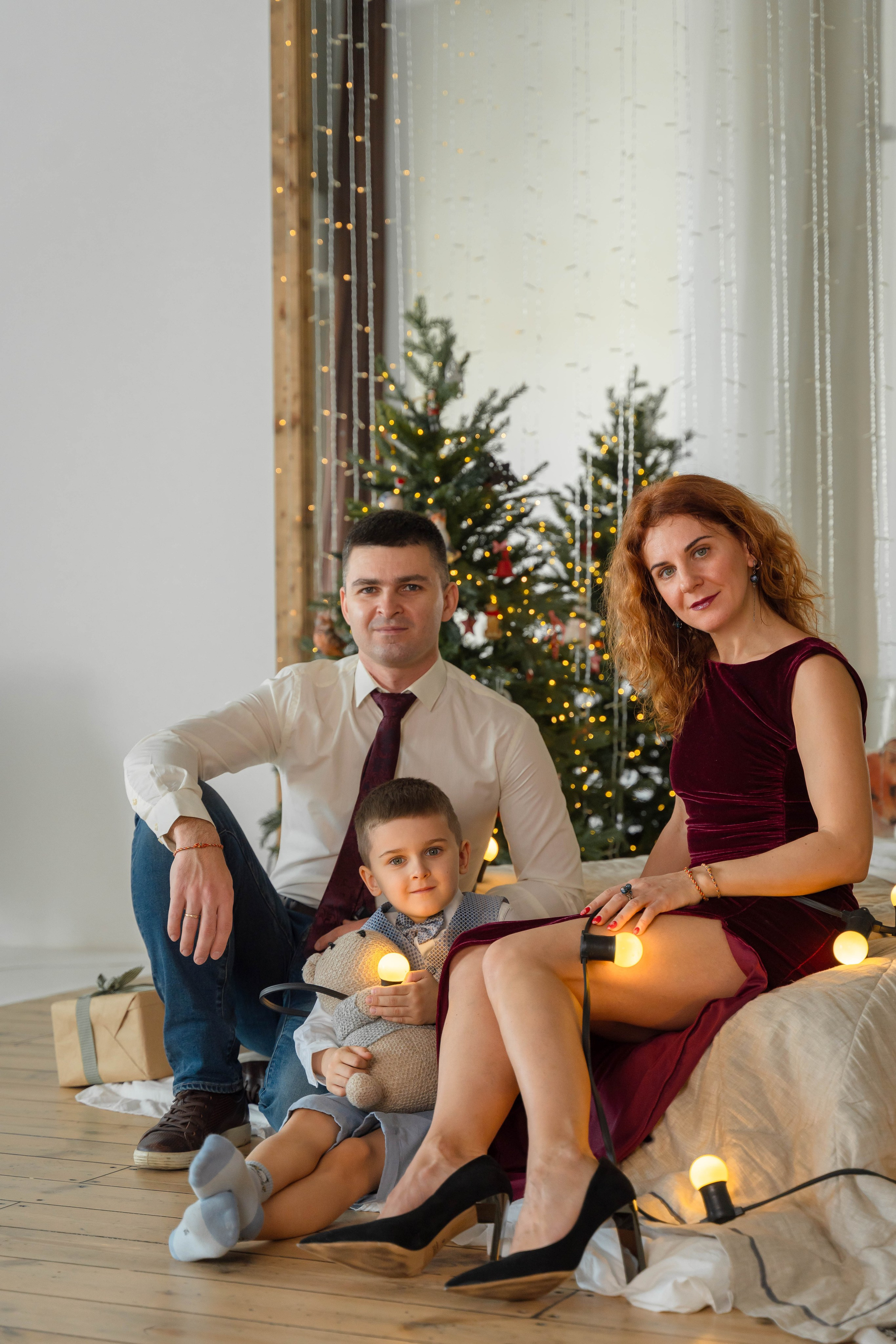 Семейная новогодняя фотосессия. ALISON FILMS