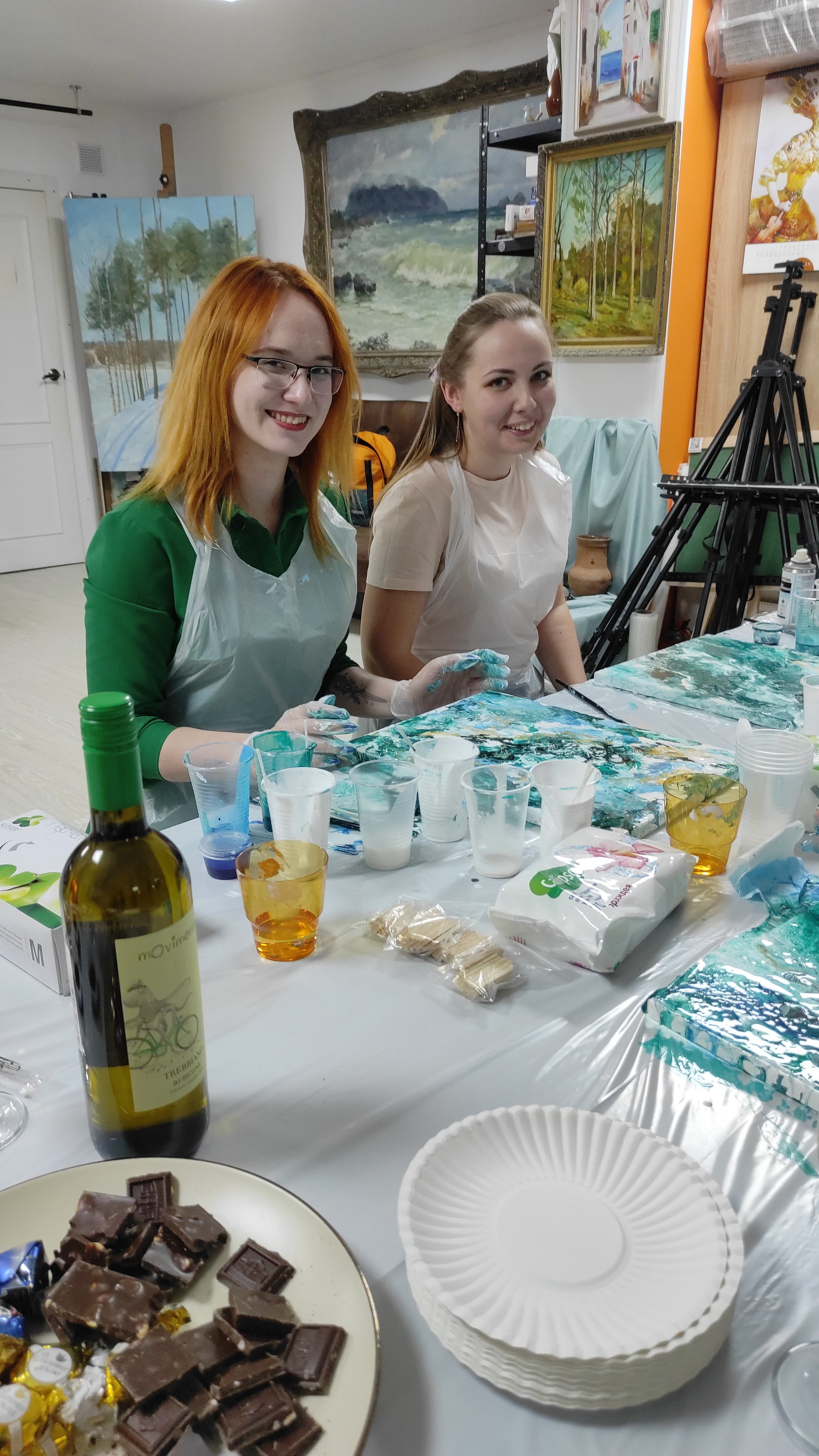 Арт-вечеринки. Арт-вечеринки и мастер-классы в Москве для взрослых и детей