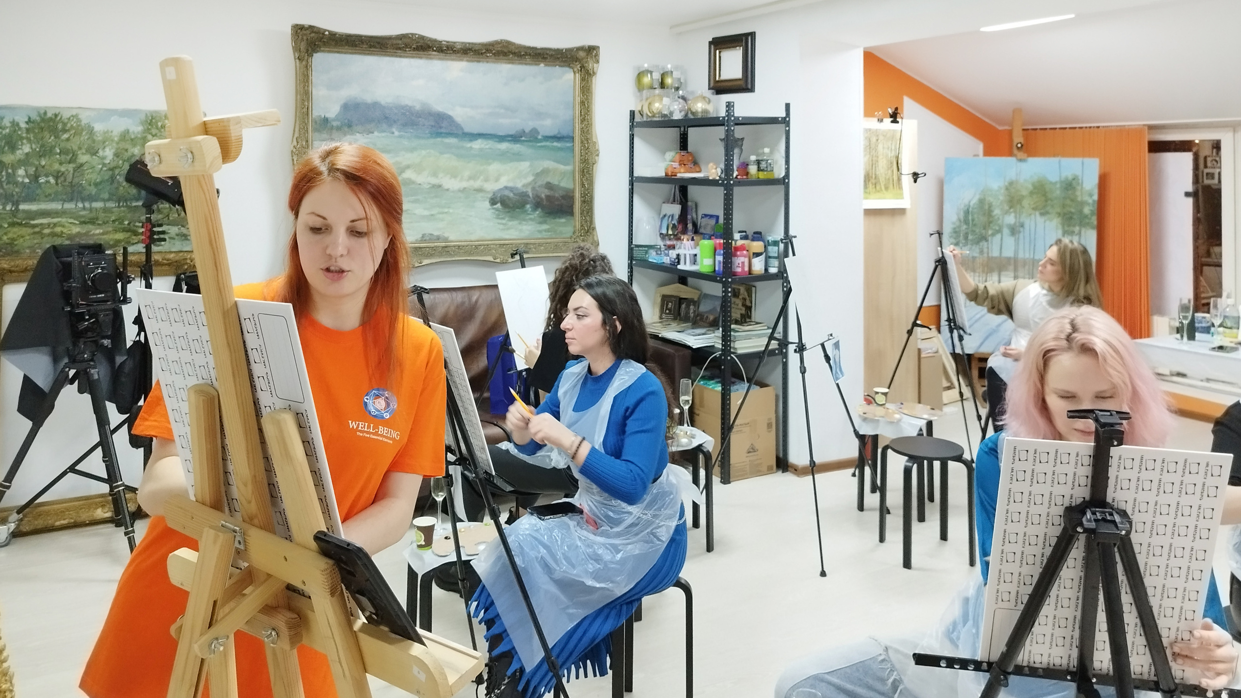 отметить день рождения на мастер классе по рисованию