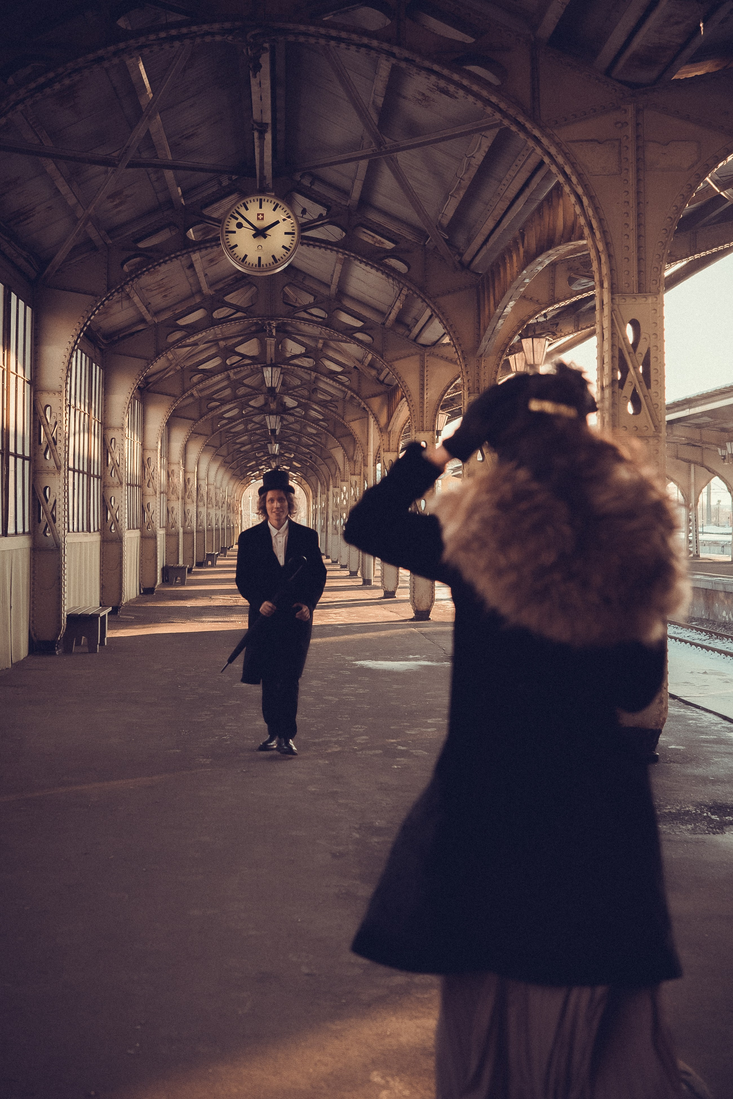 Ретро на Витебском вокзале. Professional photoartist in St. Petersburg (wedding, reportage, portrait, model book, love story) Alexander Shvedov