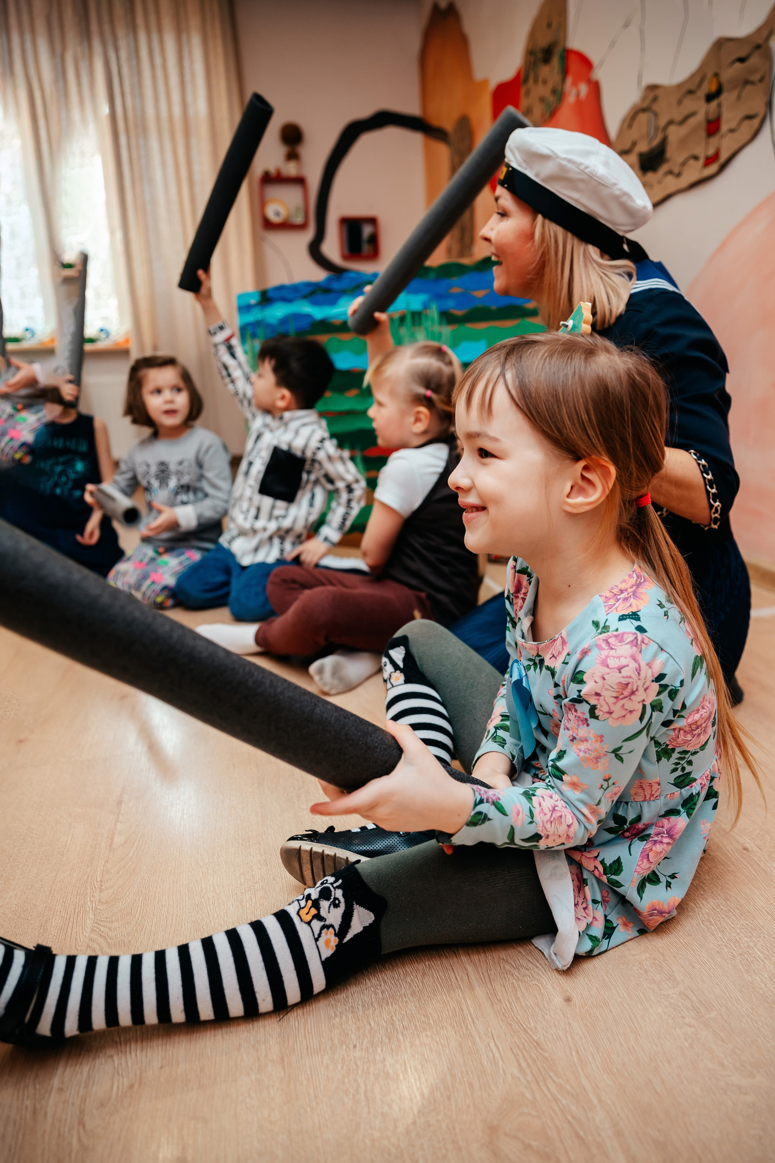 8 марта в Монтессори-саду. Семейный lifestyle фотограф в Санкт-Петербурге Людмила Пахомова