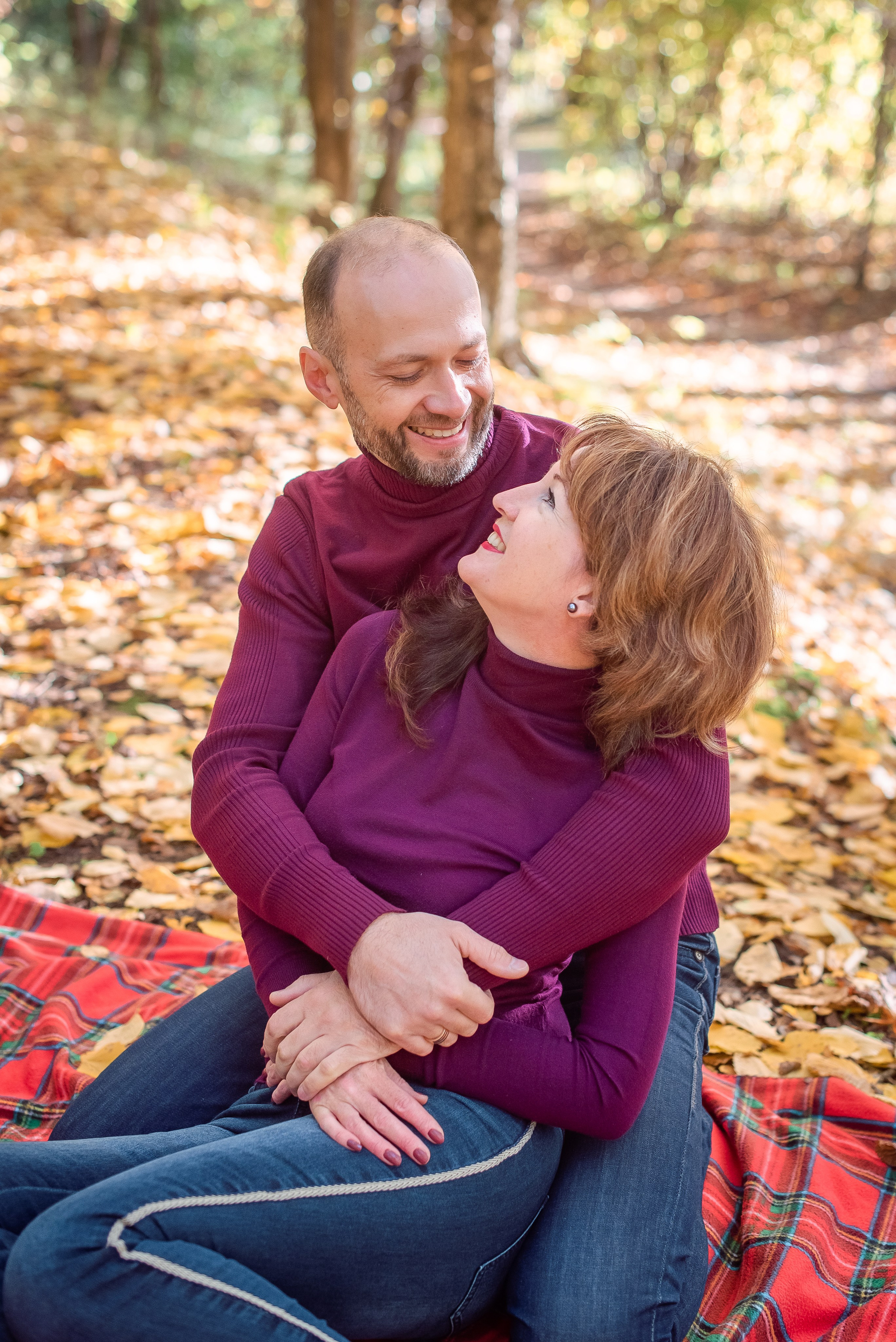 Осенняя прогулка семьи Андрея и Марины. Свадебный и семейный фотограф в Москве Юлия Винник