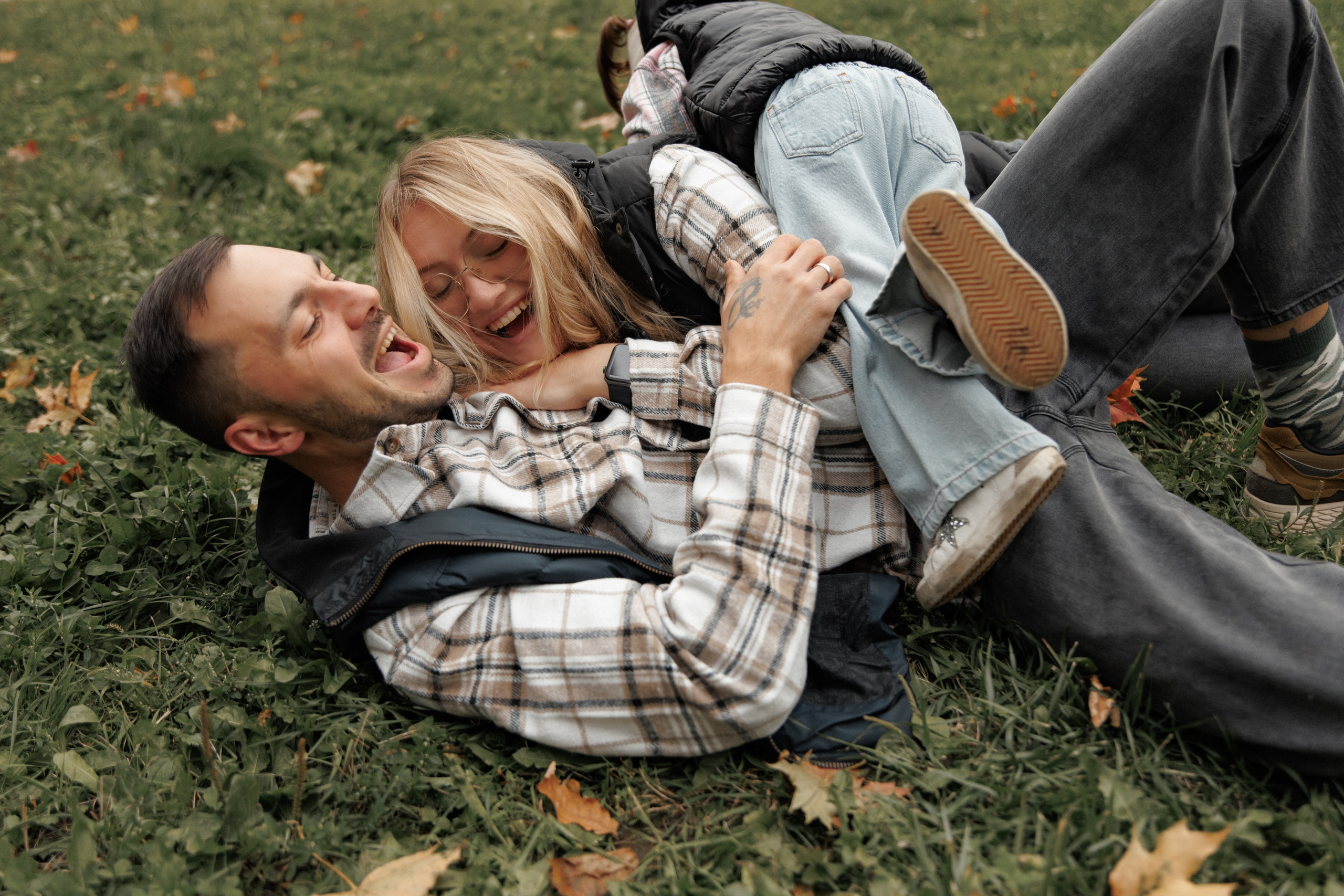 Настя, Денис и Маша