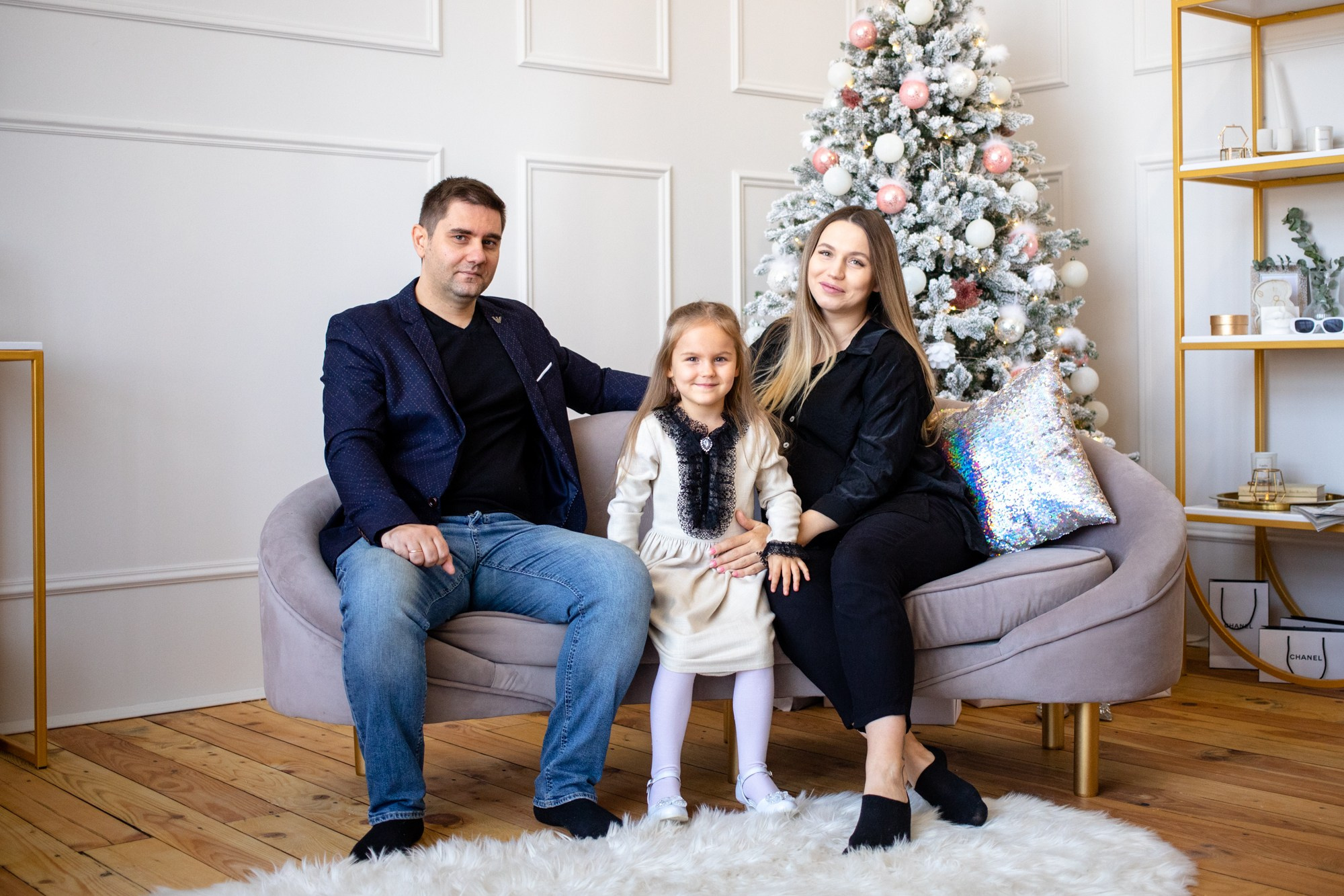 Семья на Новый Год. Репортажный, промышленный и маркетплейс-фотограф Дмитрий Чернат