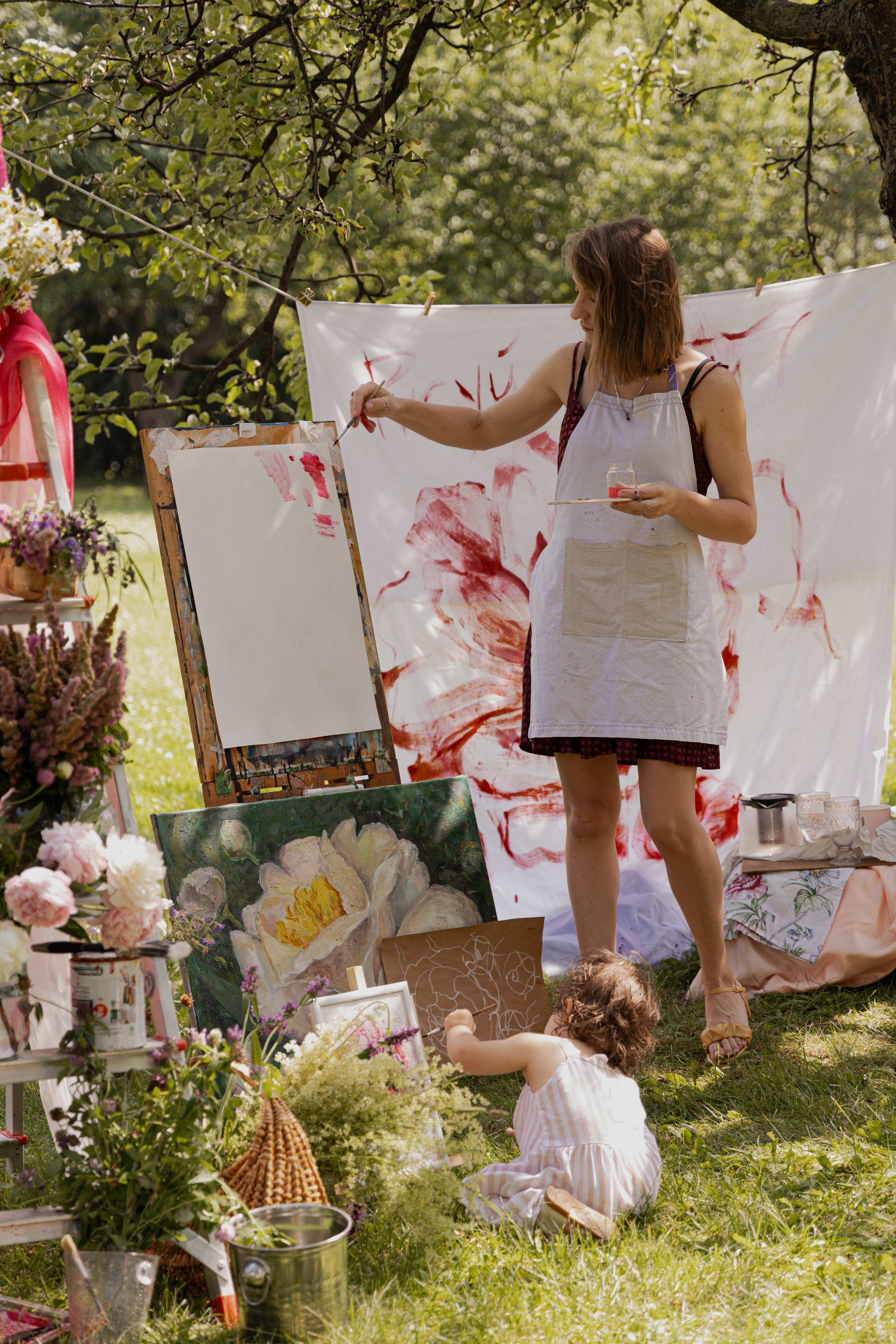 МК Пион (пикник в парке). Анастасия Ракчеева Художник