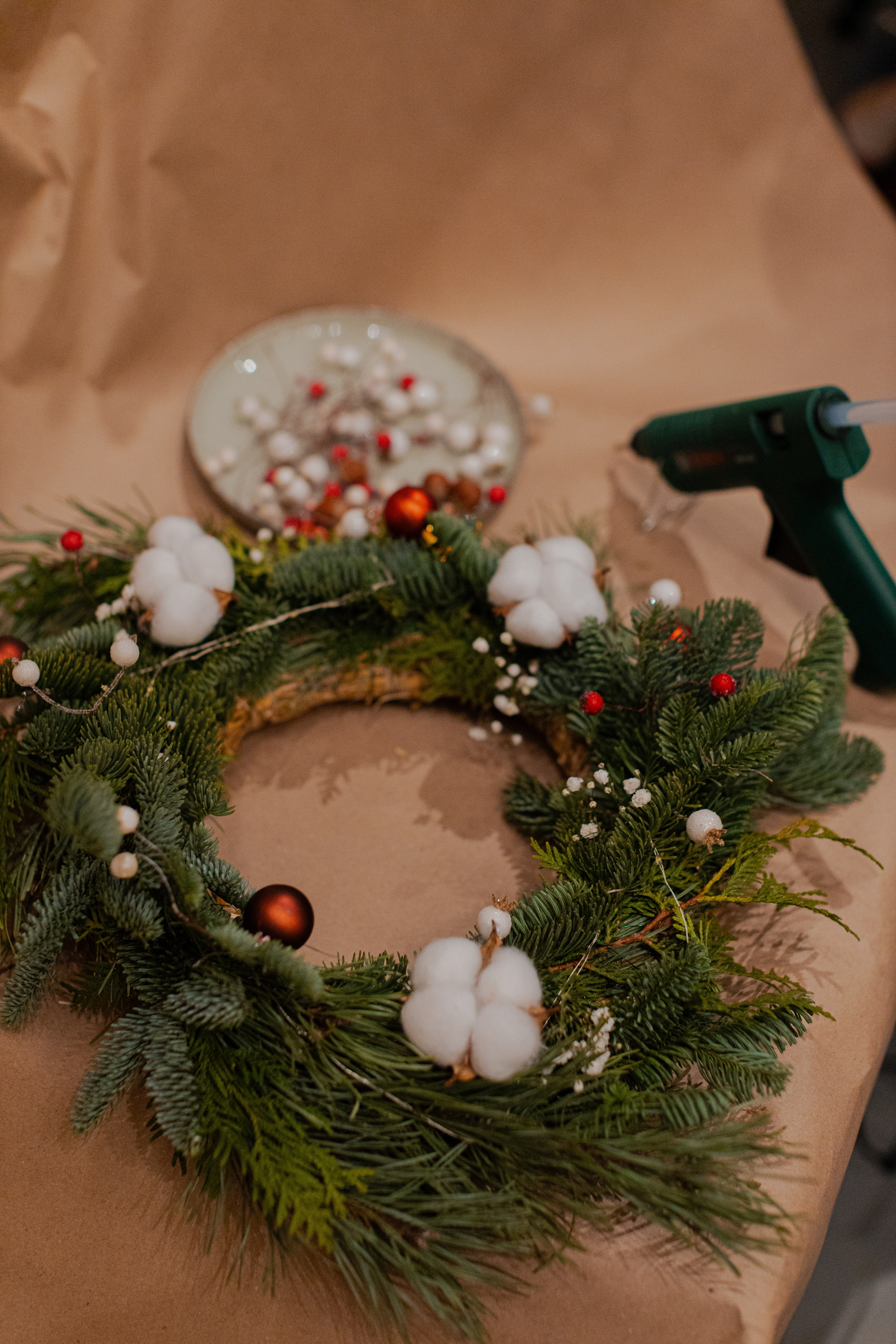 Мк Новогодний Венок. Анастасия Ракчеева Художник