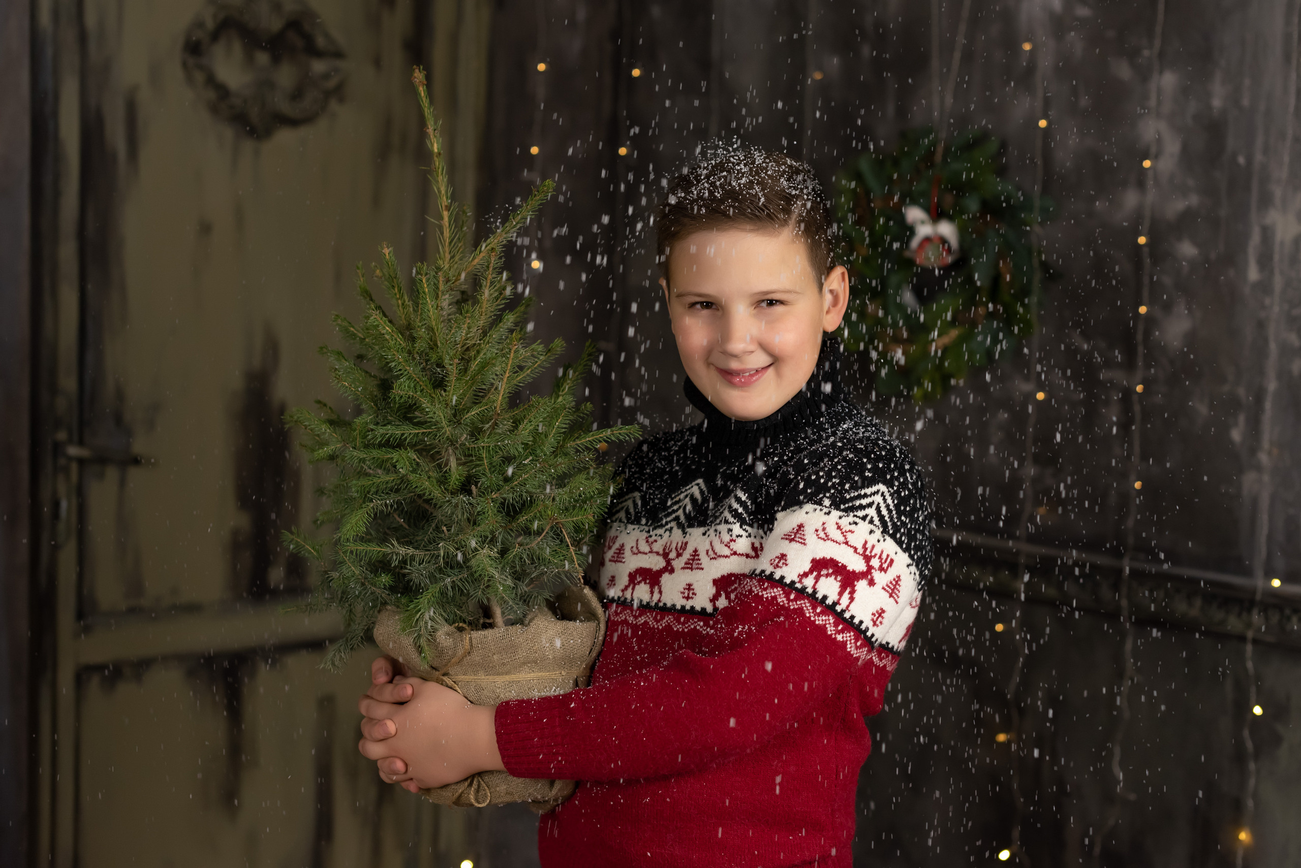 Детский новогодний фотопроект «Новогодний портрет». Детский фотограф в Санкт-Петербурге Татьяна Карпенко