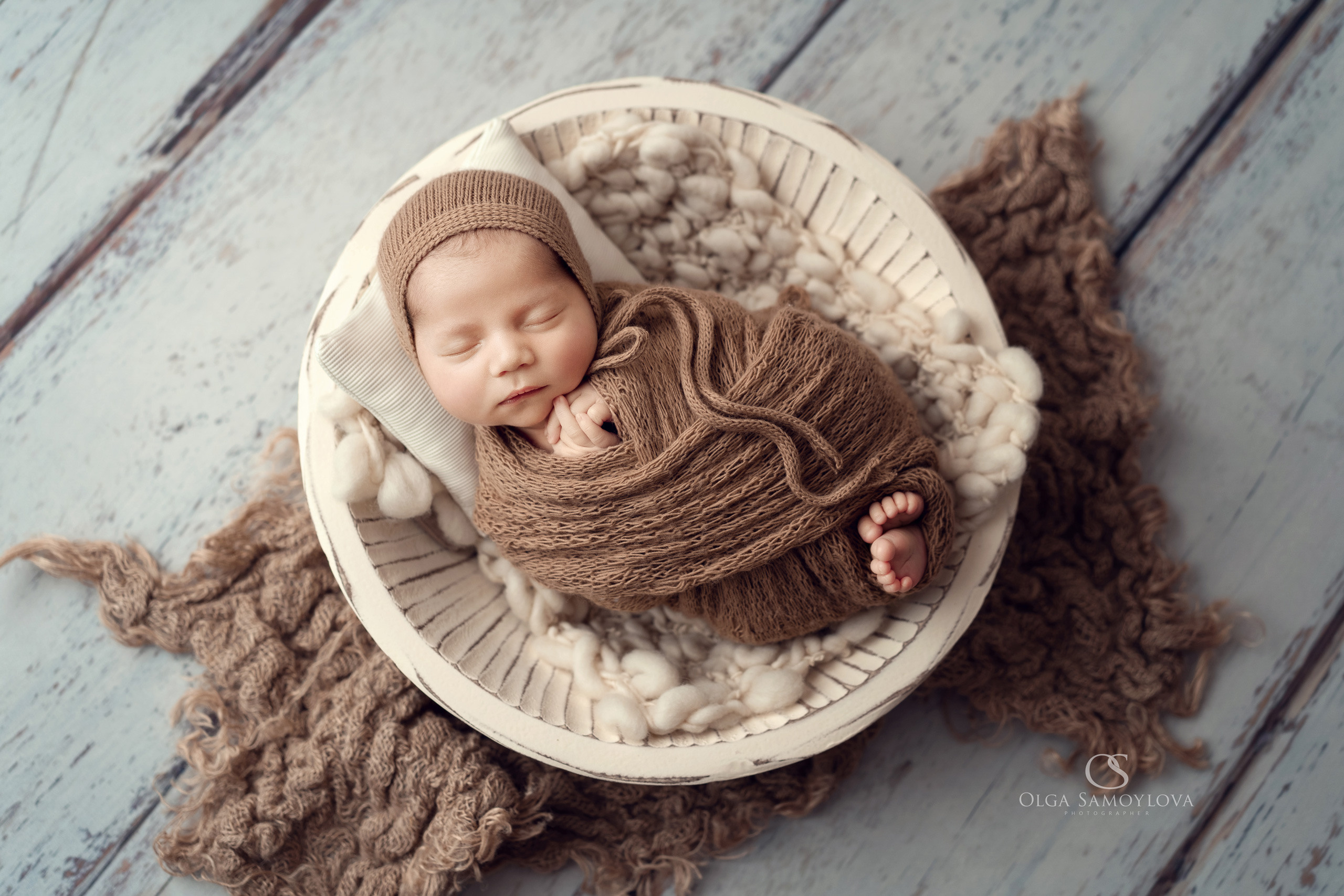 Классика newborn. Фотограф новорожденных в Ялте
