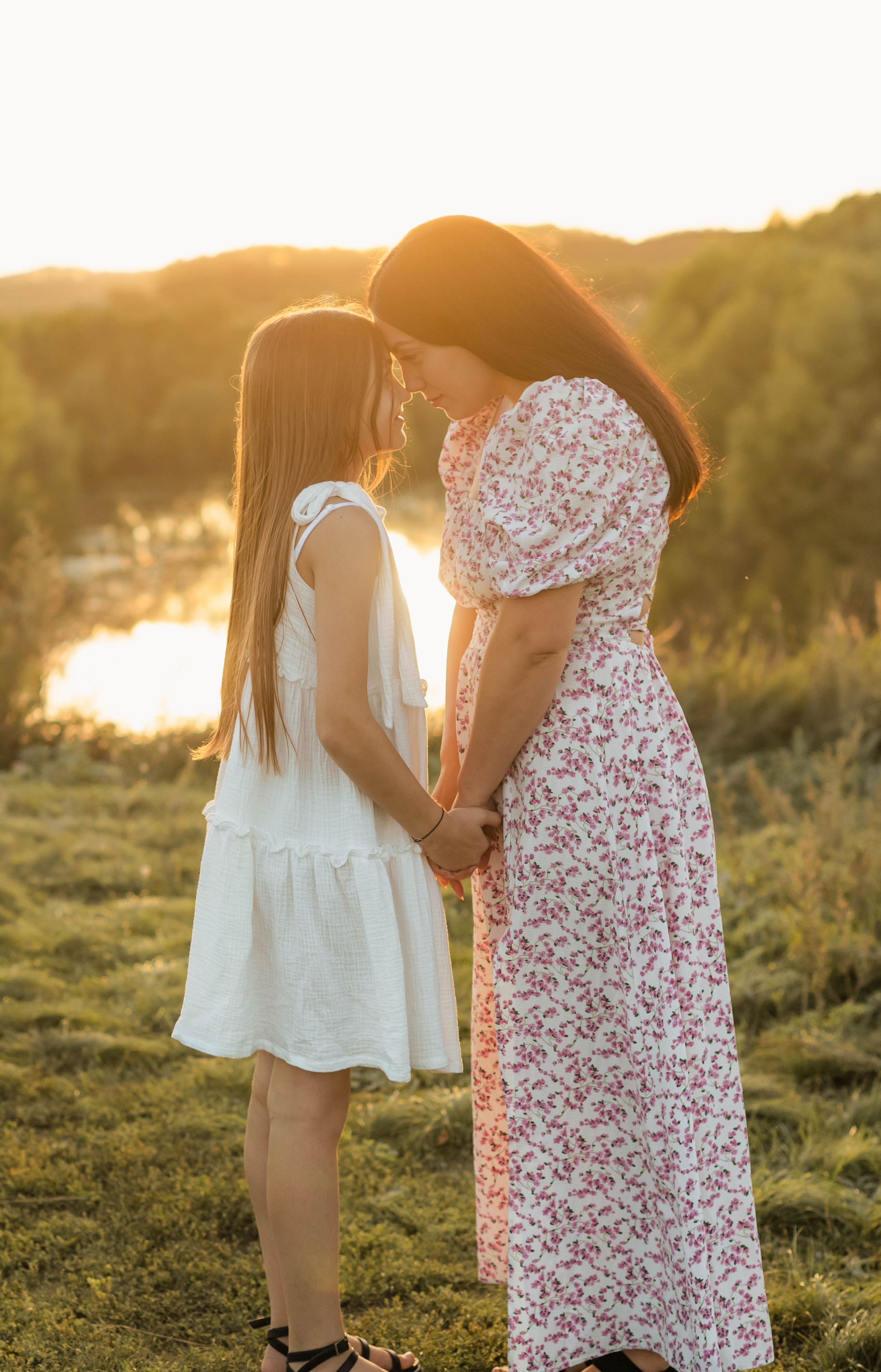 Закат в августе в шубке лисы. Свадебный и семейный фотограф в Новосибирске, Санкт-Петербурге, Москве