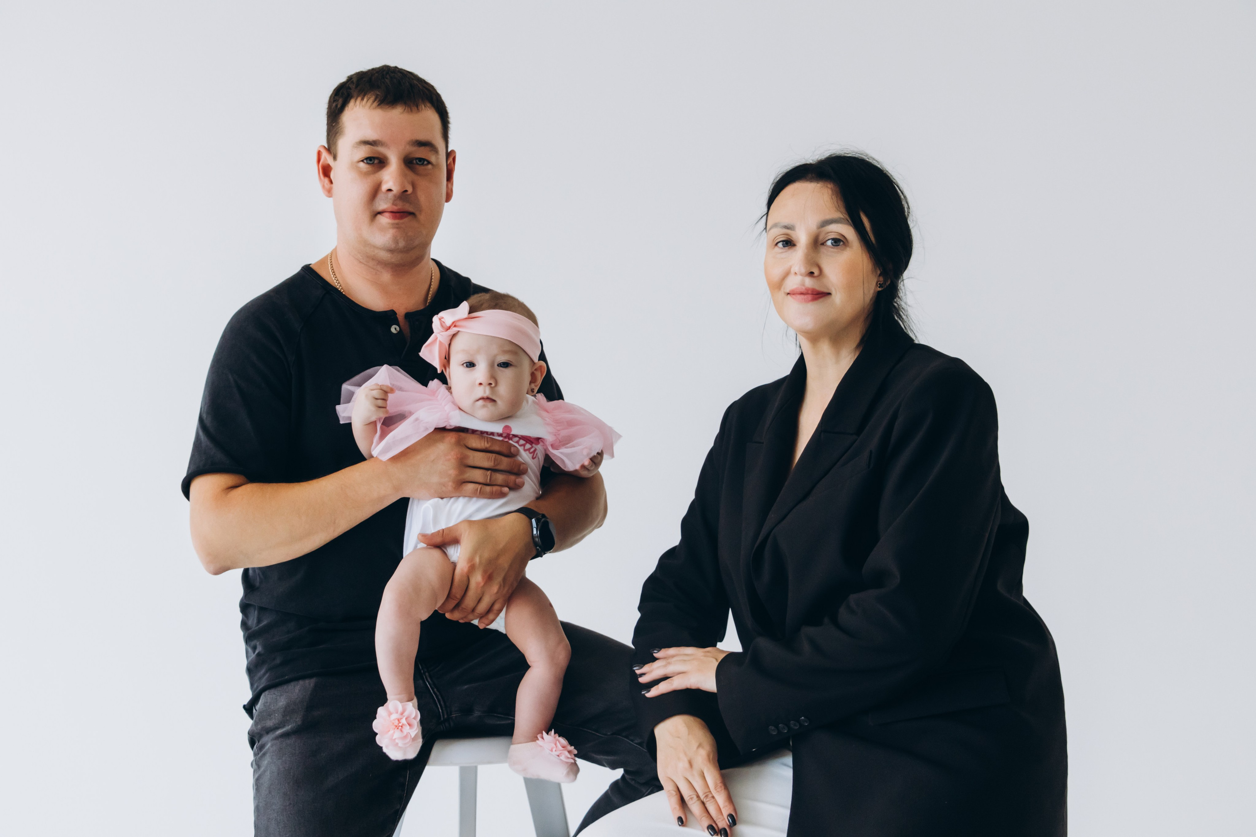 Семейная фотосессия в студии, Екатеринбург. Фотограф в Екатеринбурге Пойгина Елена