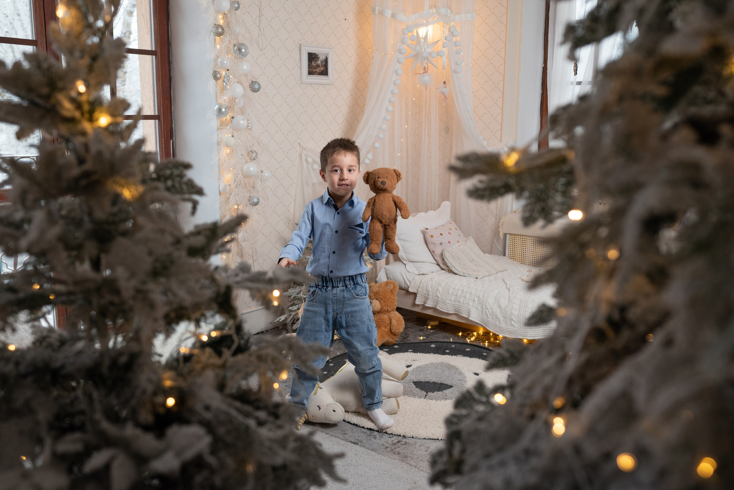 Новогодняя история для семьи Быстровых. Фотограф в Тюмени Голышева Елена